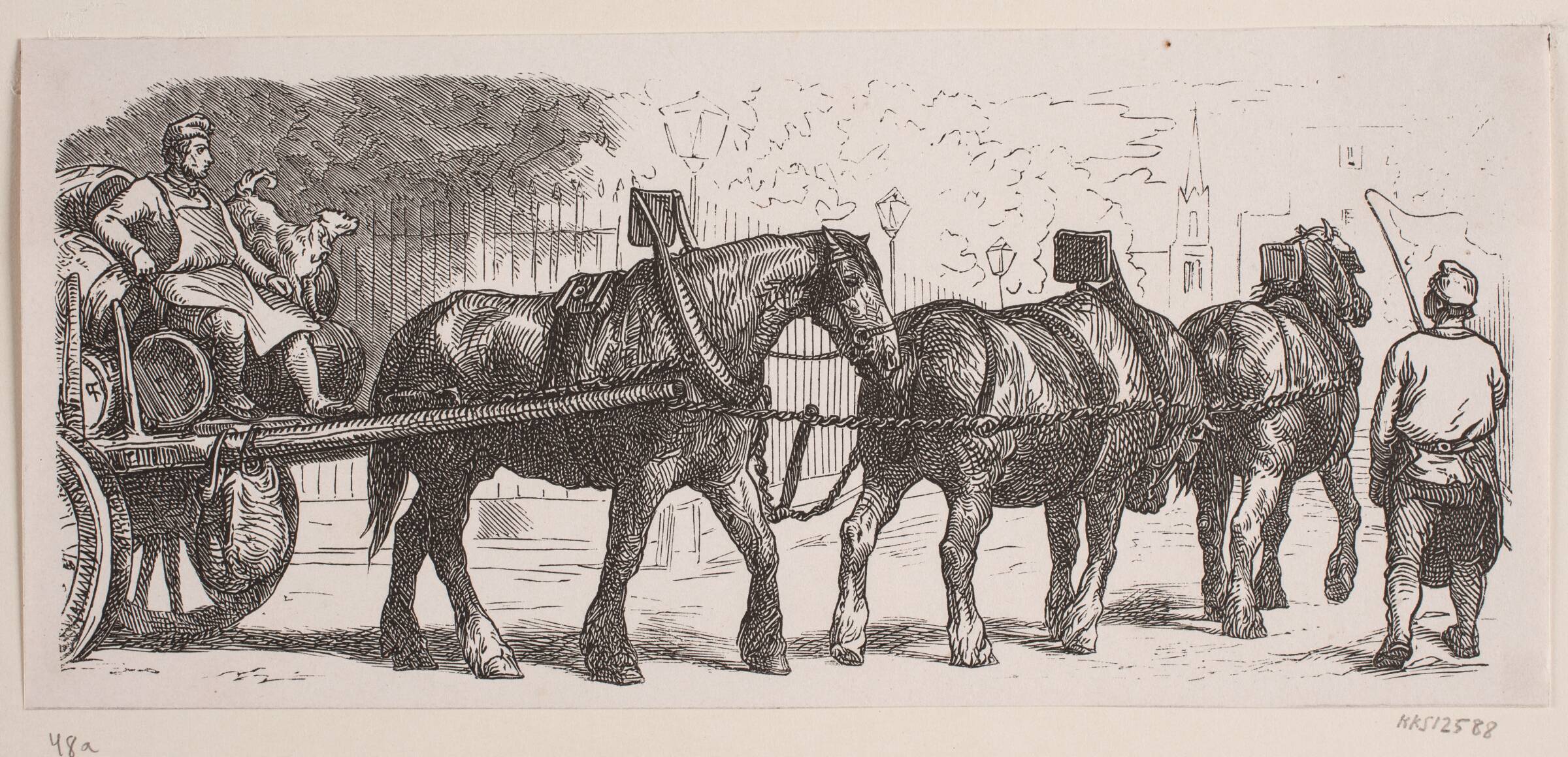 Londonske bryggerkarle, Franz Wilhelm Obermann, 1864