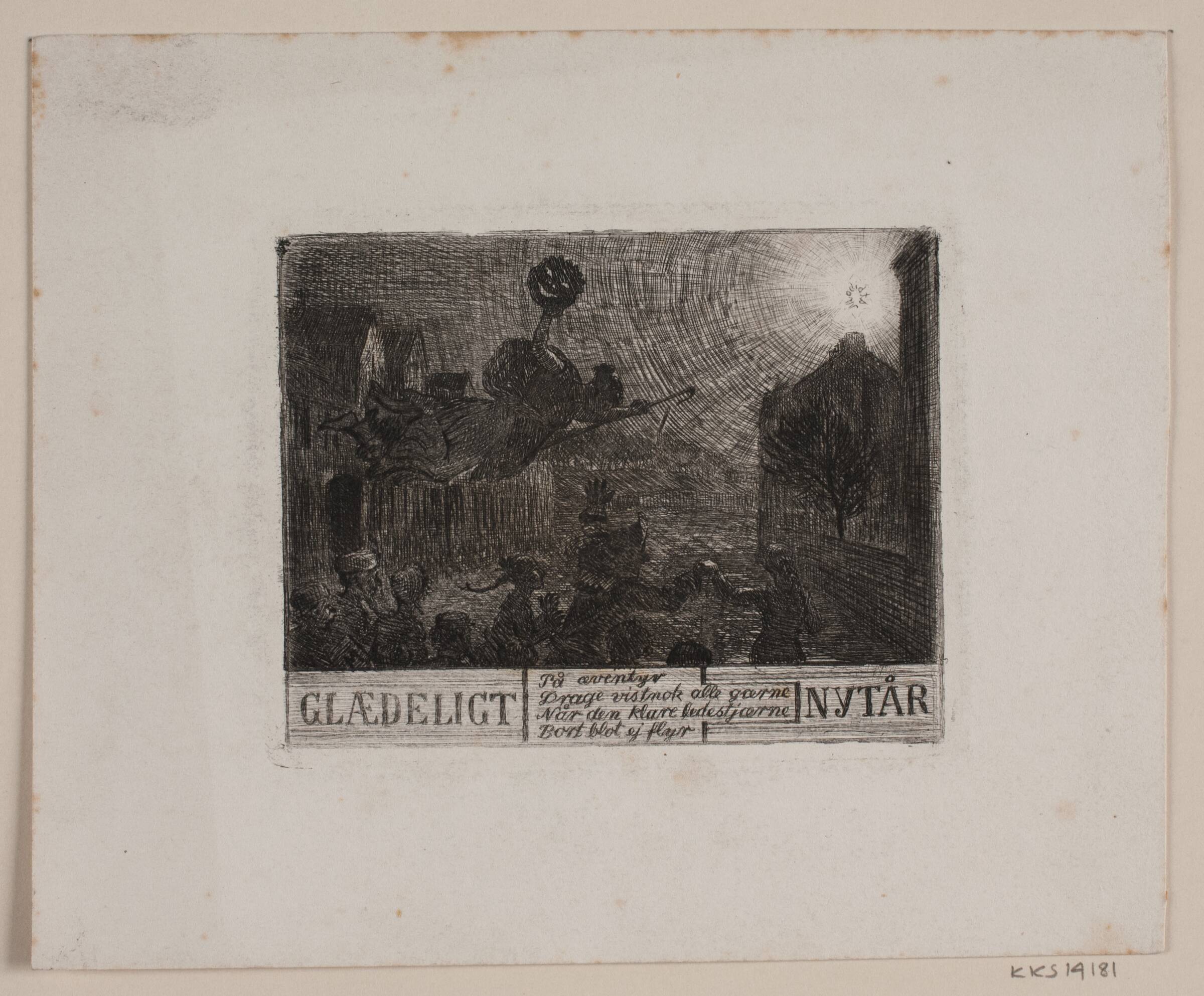 Nytårshilsen, Niels Skovgaard, 1883