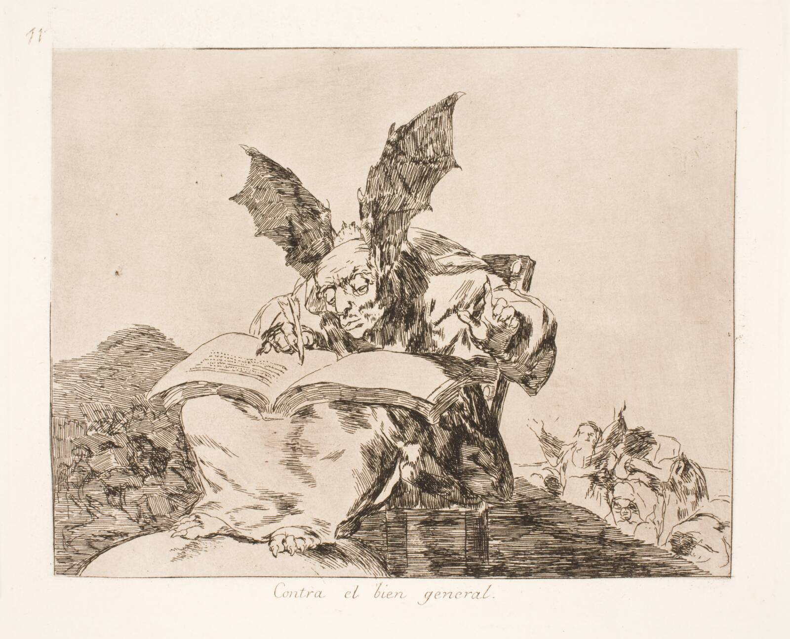 Mod Almenvellet (71), Francisco de Goya, 1810-1820