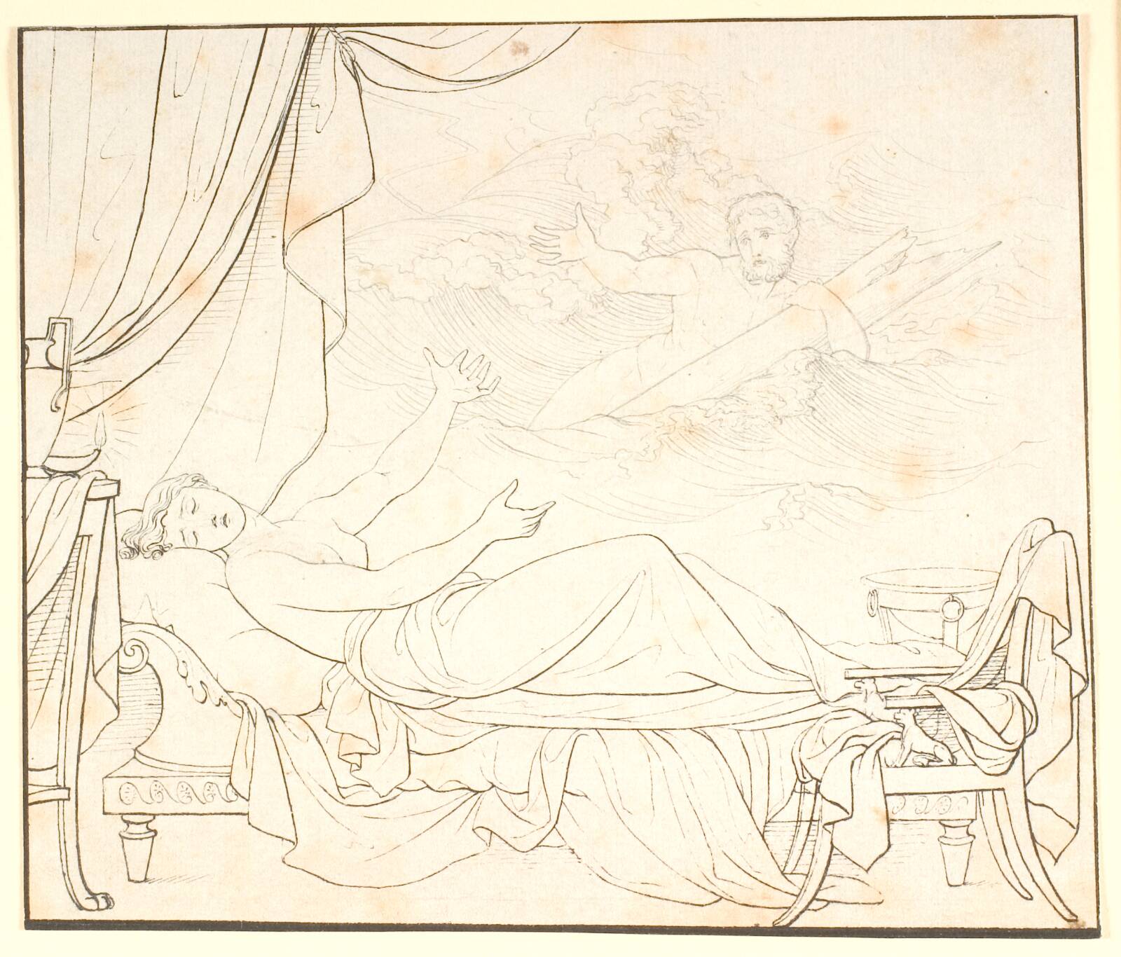 Alcyones drømmesyn, C.G. Kratzenstein Stub, 1810
