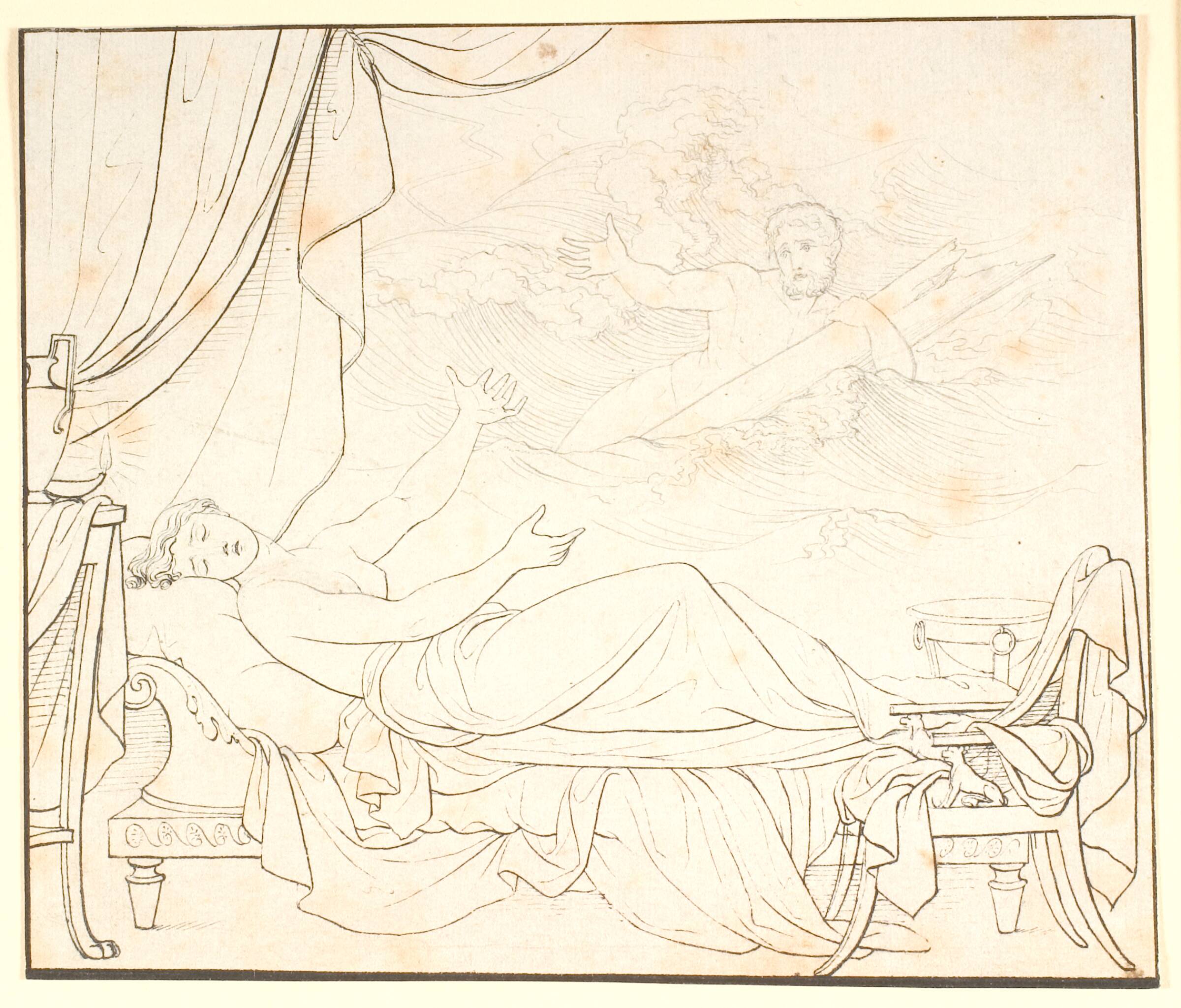 Alcyones drømmesyn, C.G. Kratzenstein Stub, 1810