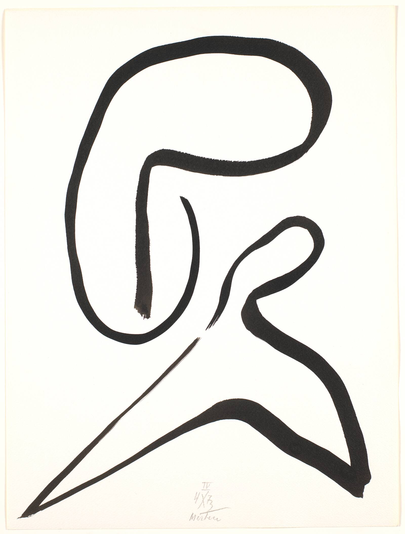 Penseltegn, Richard Mortensen, 1973