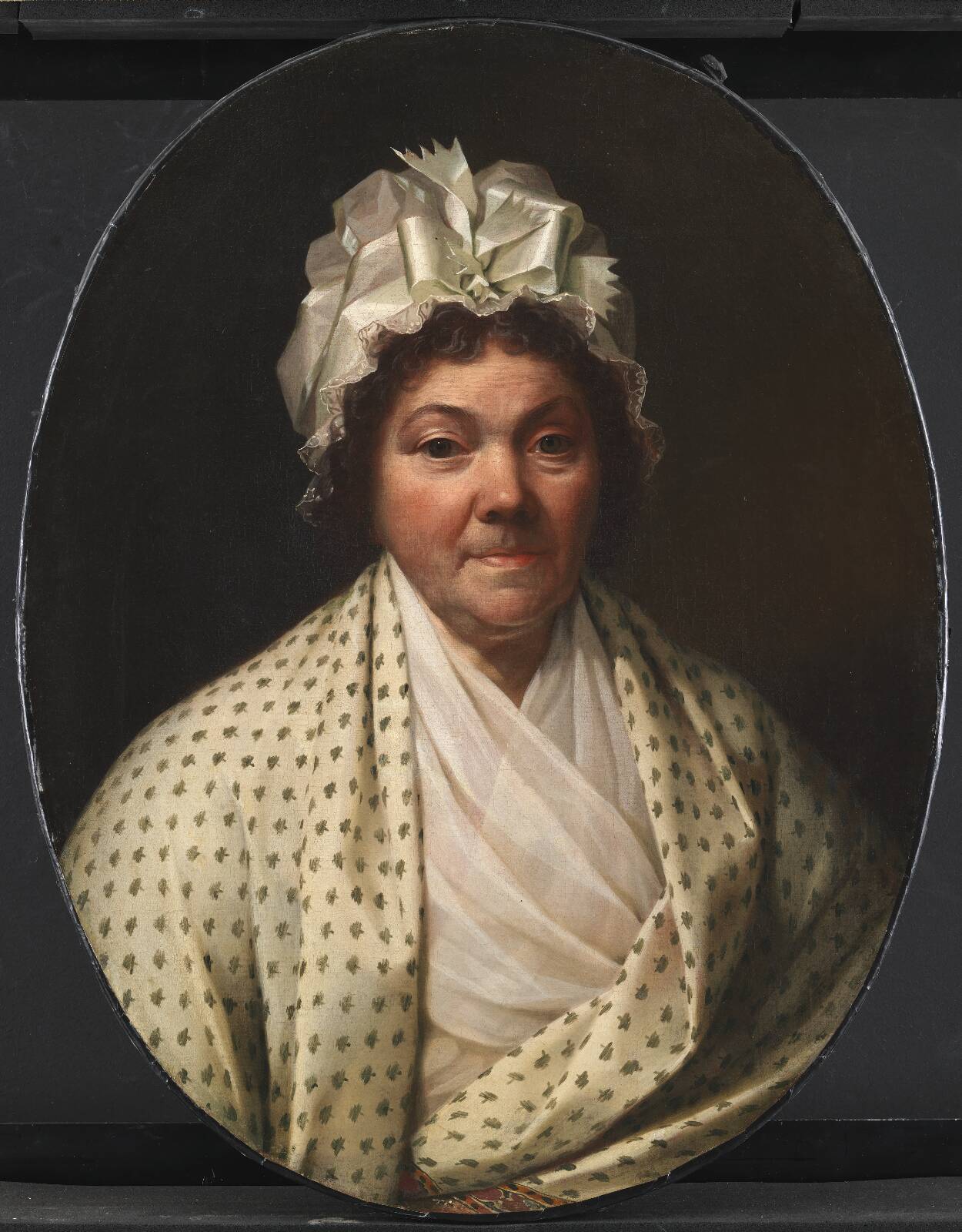Mrs. Schouw, Widow of the Grocer Schouw, Mother of Poul Johan Schouw, by Jens Juel, 1760-1802