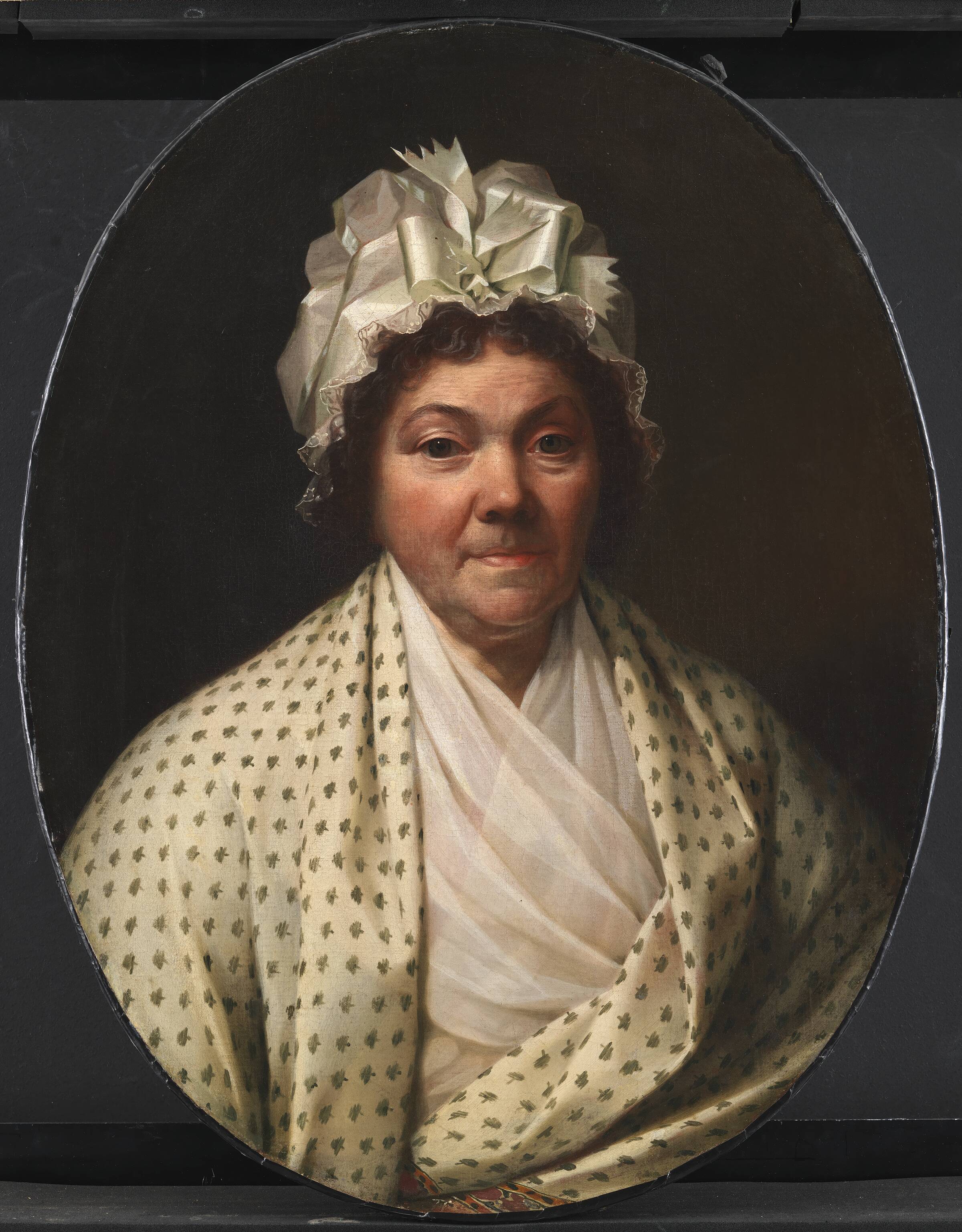 Fru Schouw, enke efter urtekræmmer Schouw, mor til Poul Johan Schouw, Jens Juel, 1760-1802