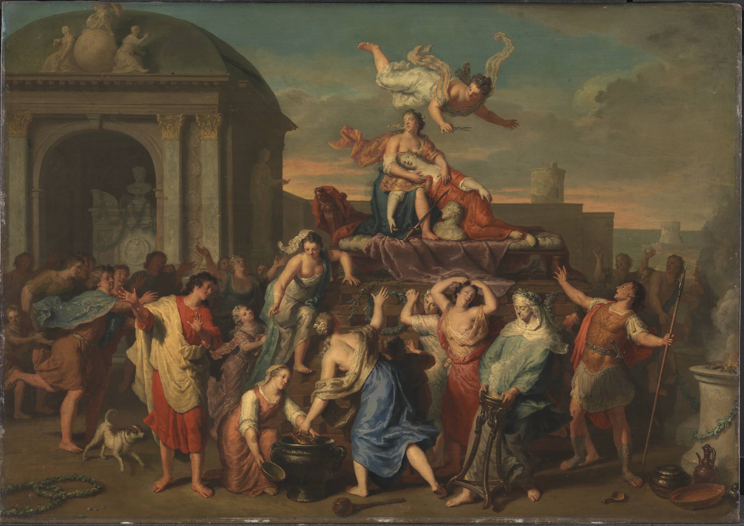 Didos død, Gerard Hoet I, 1663-1733