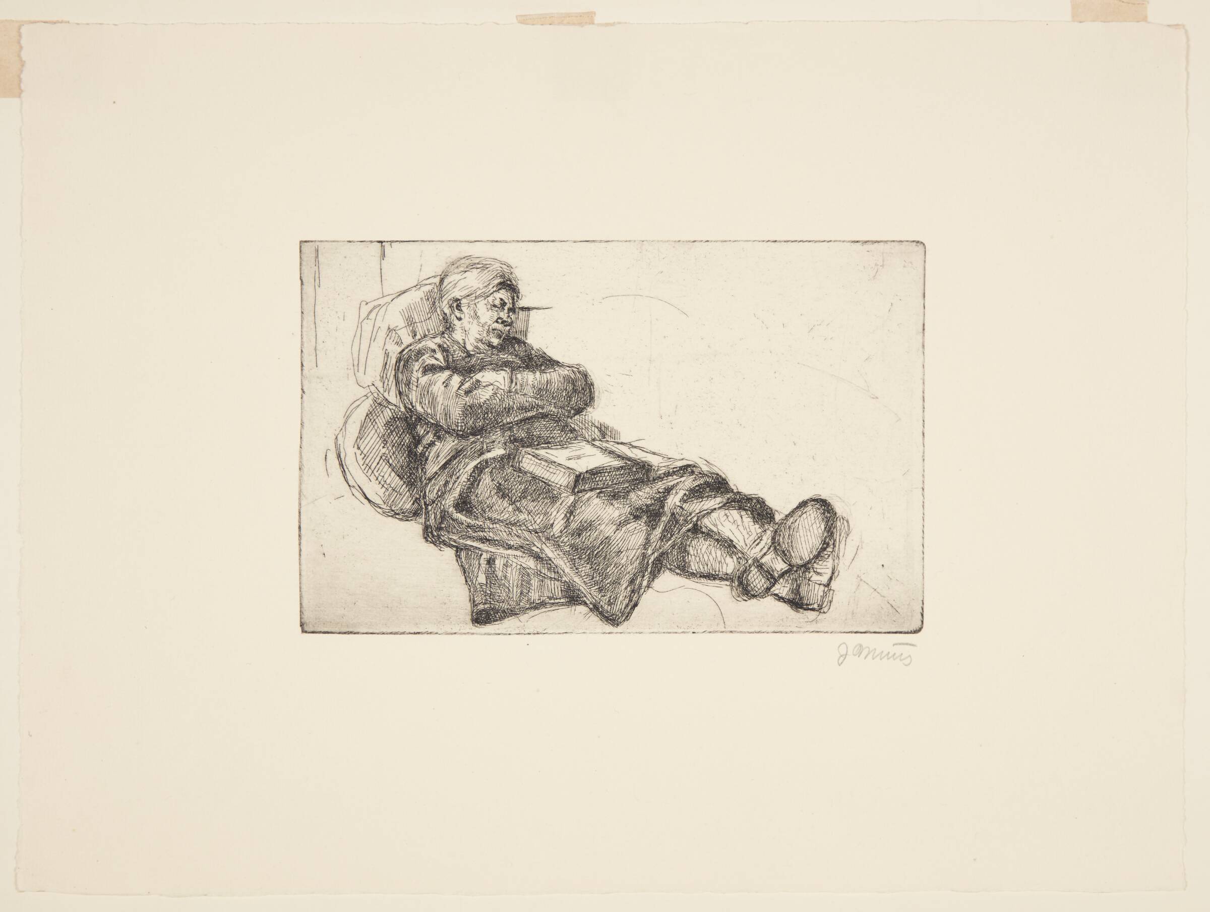 Hvilende dame, Jane Muus, 1943
