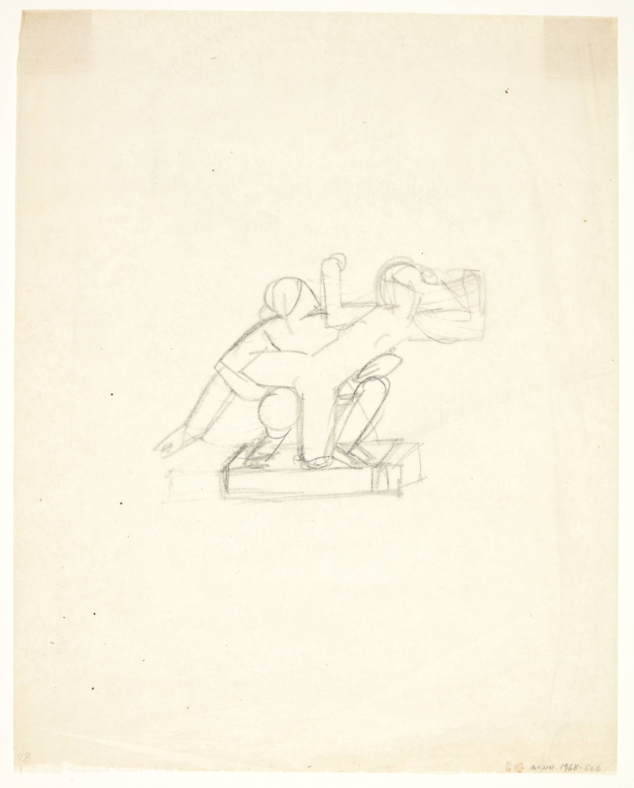 Elskovspar. Udkast til statuette, Gerhard Henning, 1920-1929
