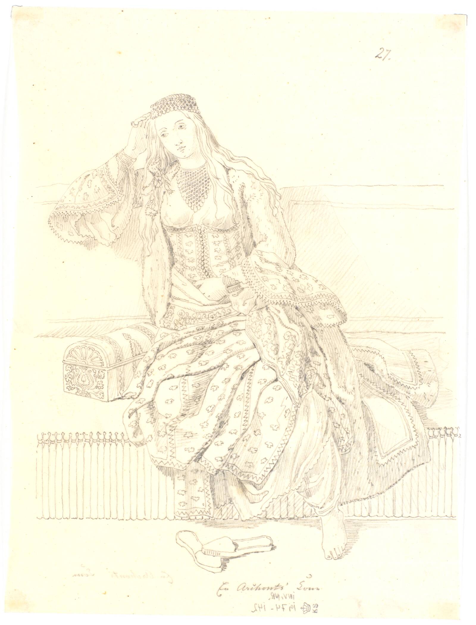 En Archonts' Kone, Martinus Rørbye, 1835