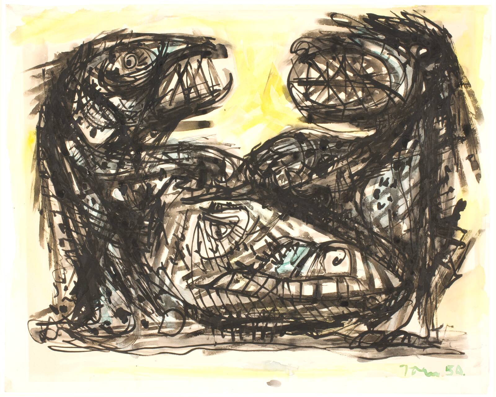 Rovdyrpagten, Asger Jorn, 1950