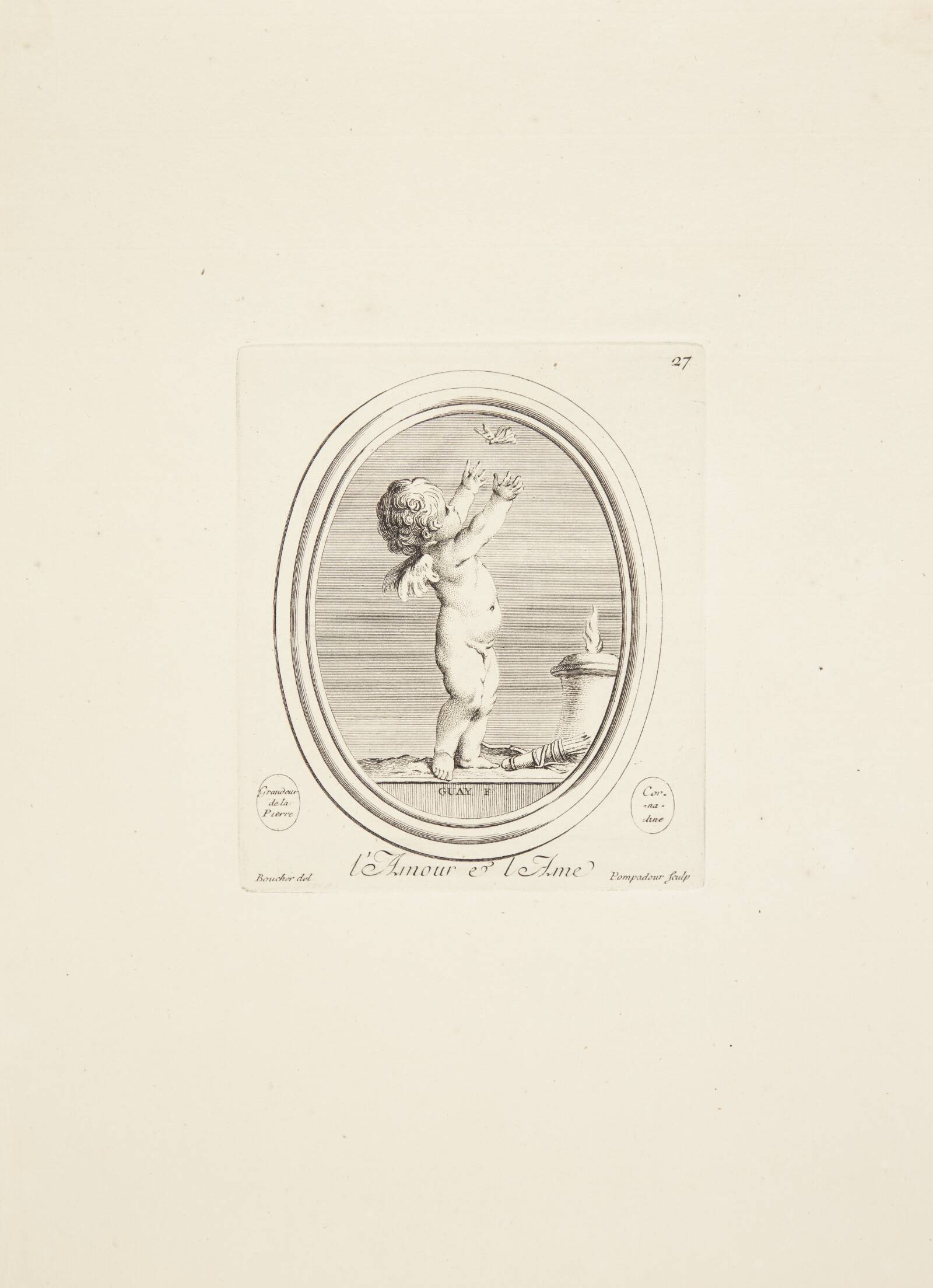 Amor og sjælen, Madame de Pompadour, 1753-1757