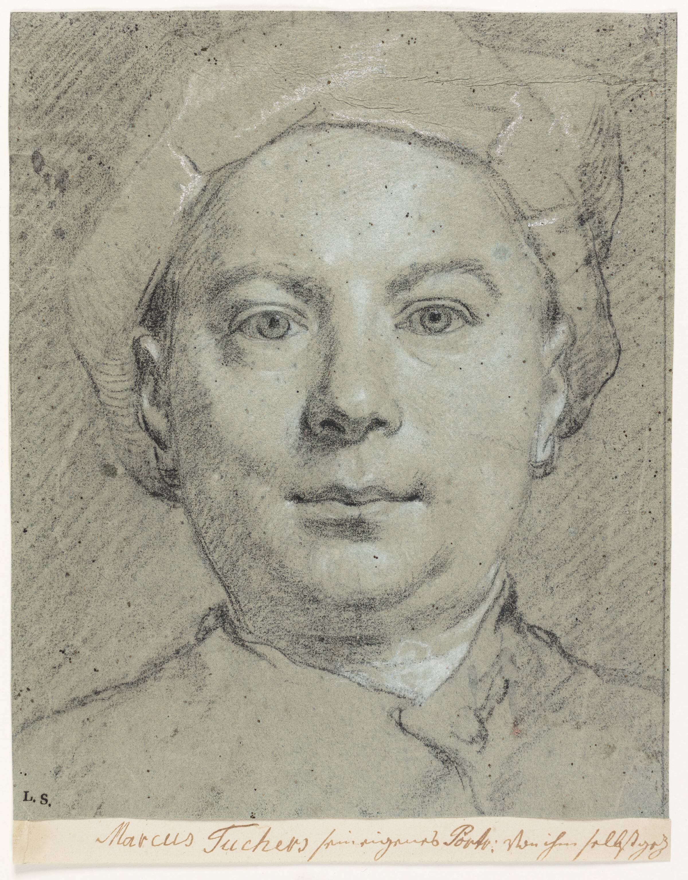 Selvportræt, Marcus Tuscher, 1743-1843