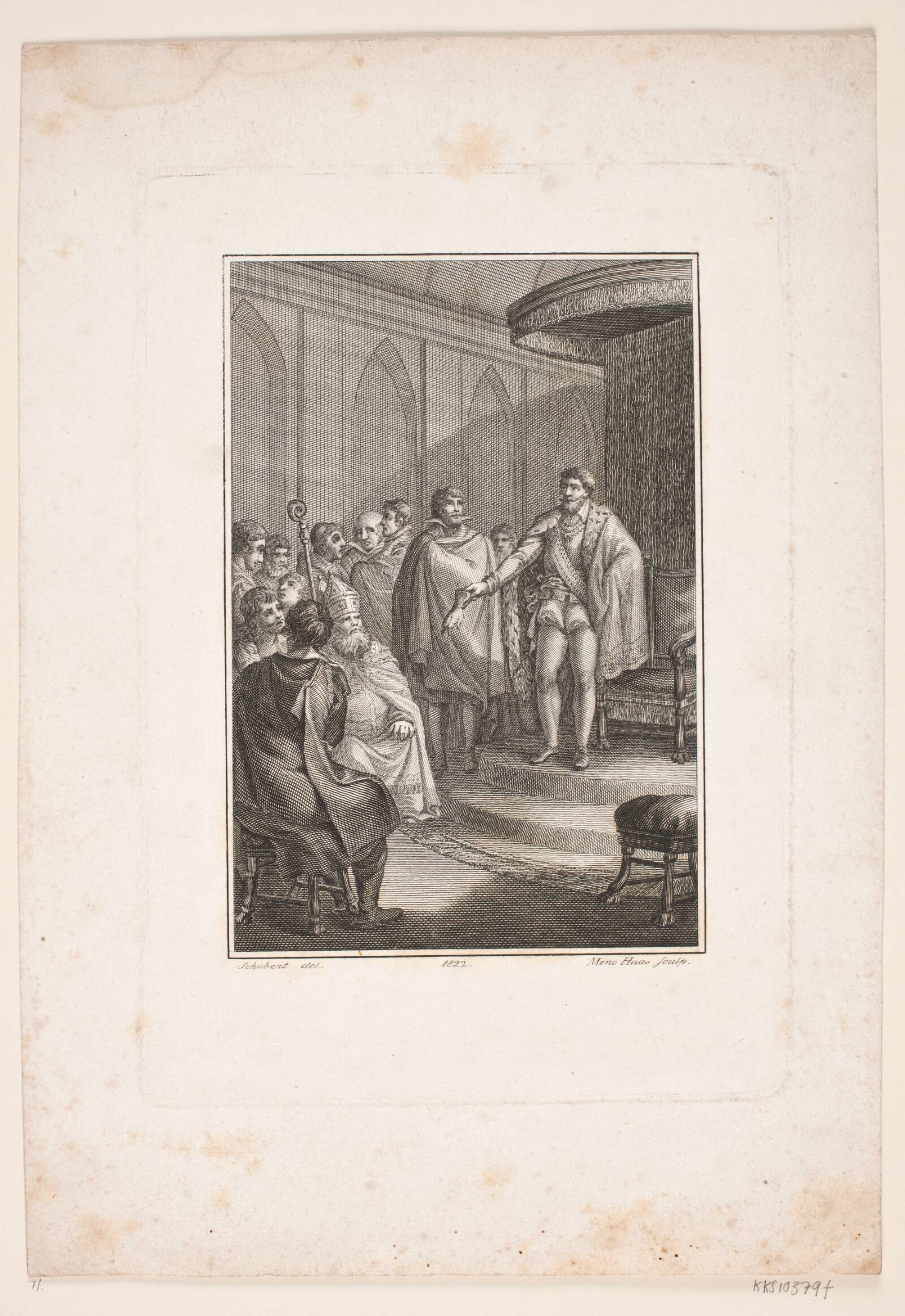 Illustration, Meno Haas, 1822