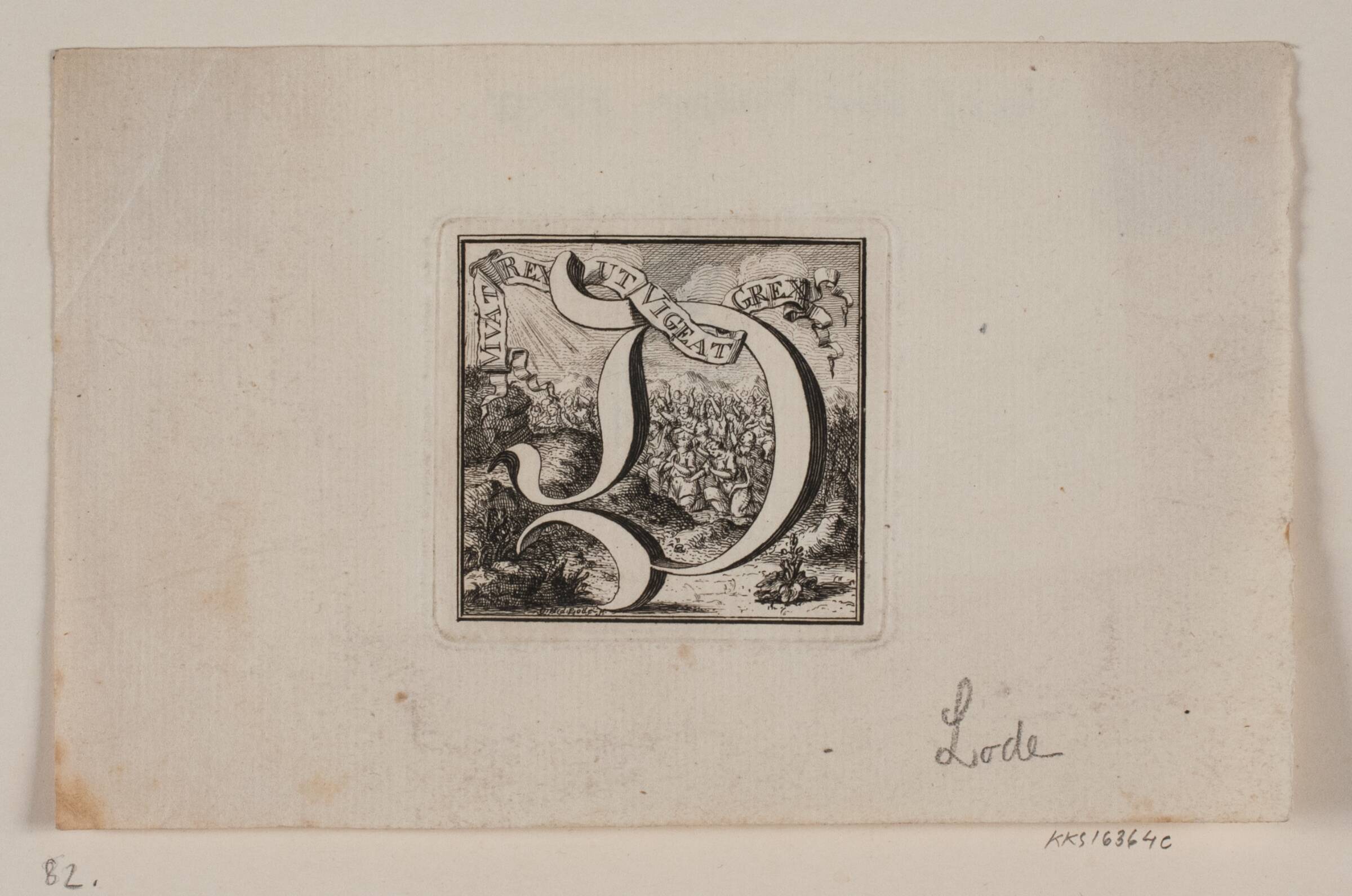 Initial til Frederik IV's Salvingsakt, Odvardt Helmoldt de Lode, 1749