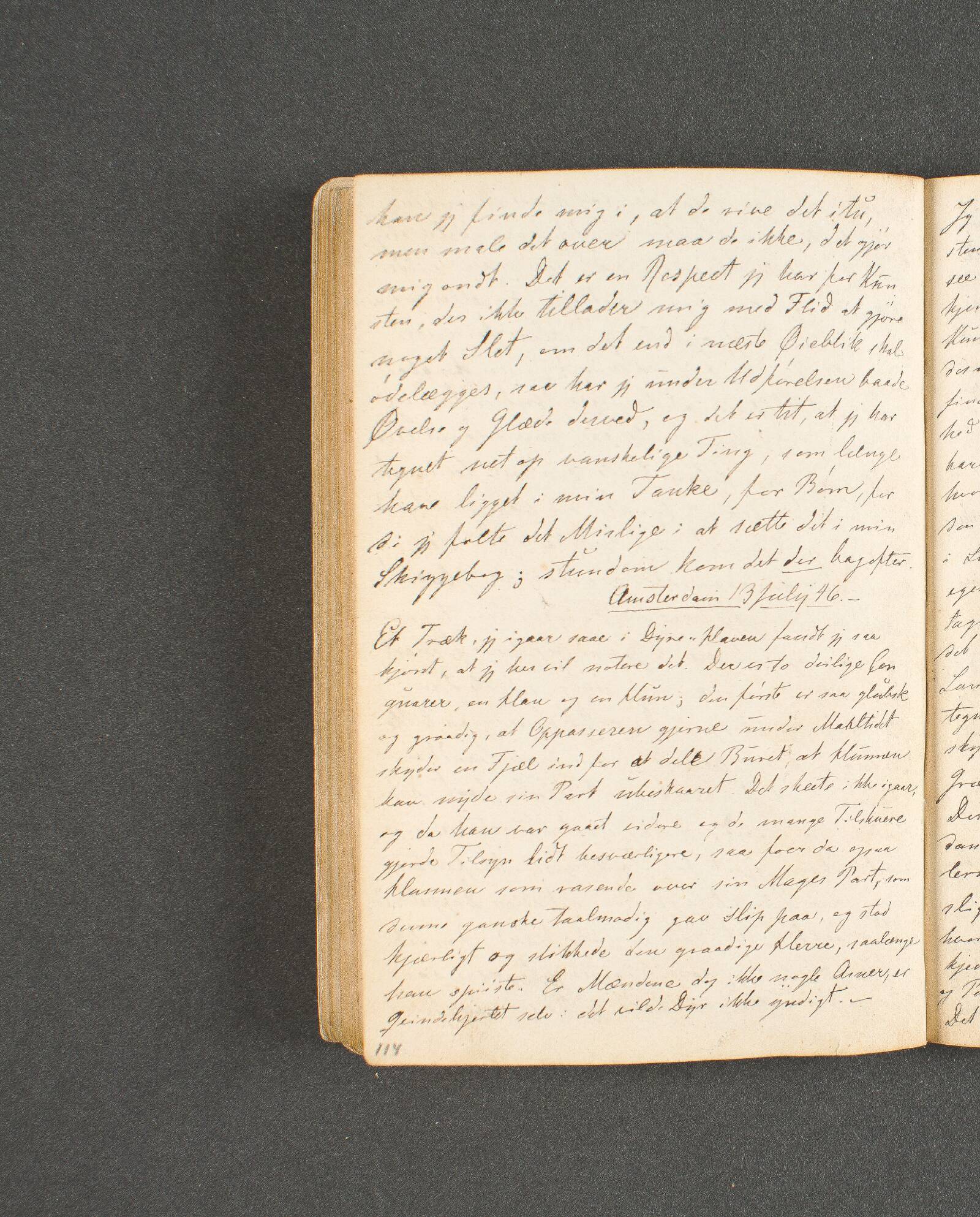 Rejsedagbog. Amsterdam, Johan Thomas Lundbye, 1846