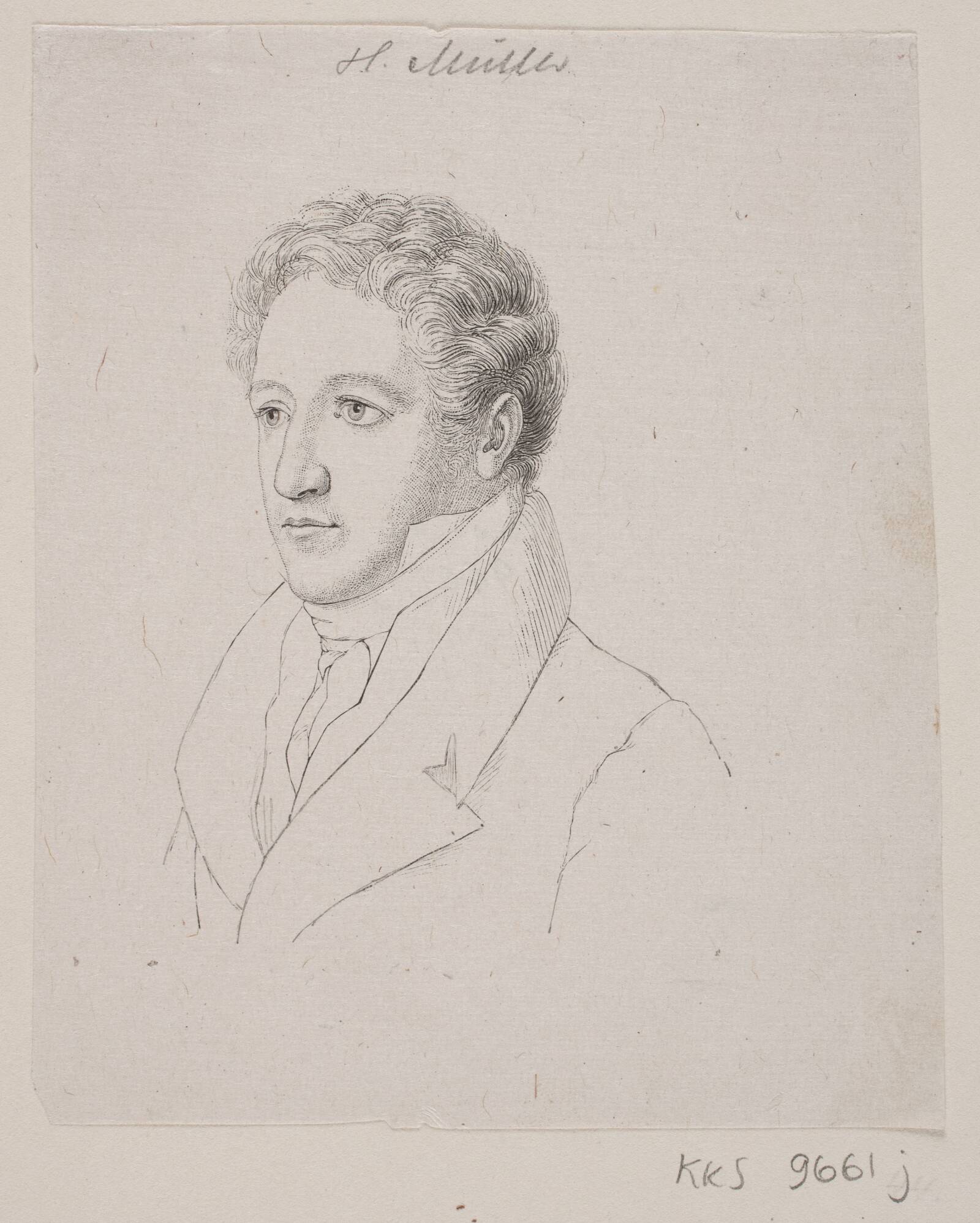 Yngre ukendt mand, Herman Rudolf Müller, 1856-1935
