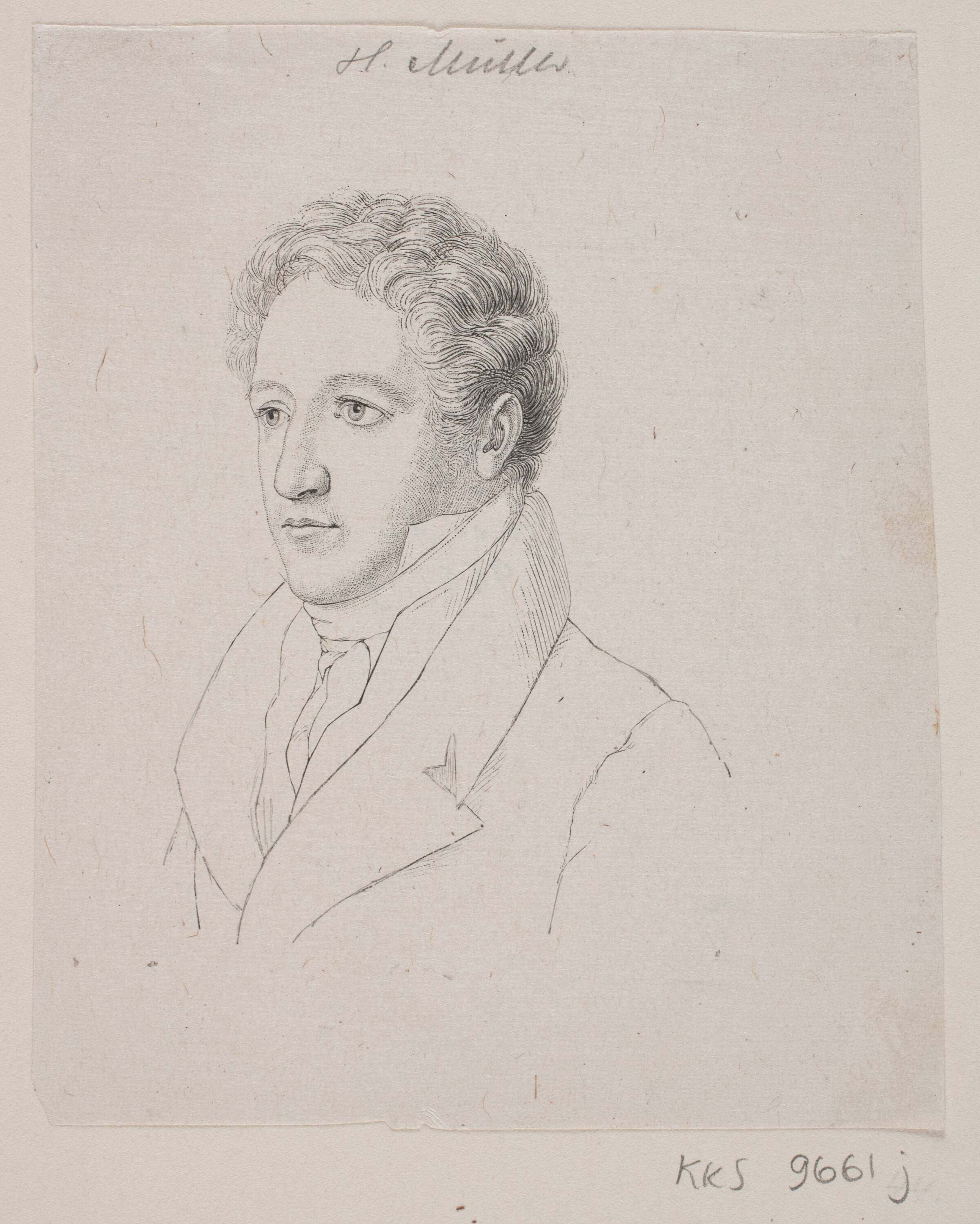 Yngre ukendt mand, Herman Rudolf Müller, 1856-1935