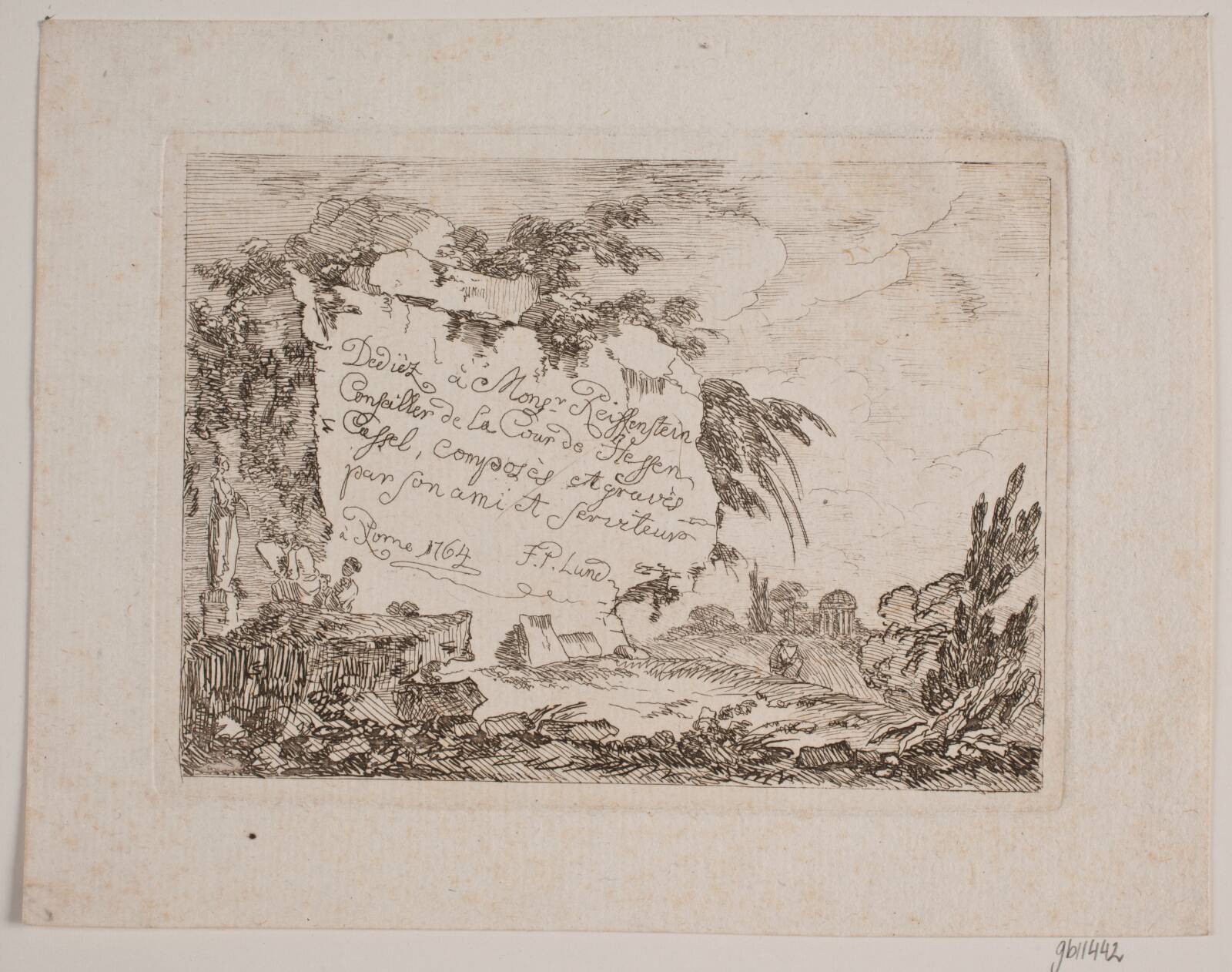 Titelblad, Jens Petersen Lund, 1764