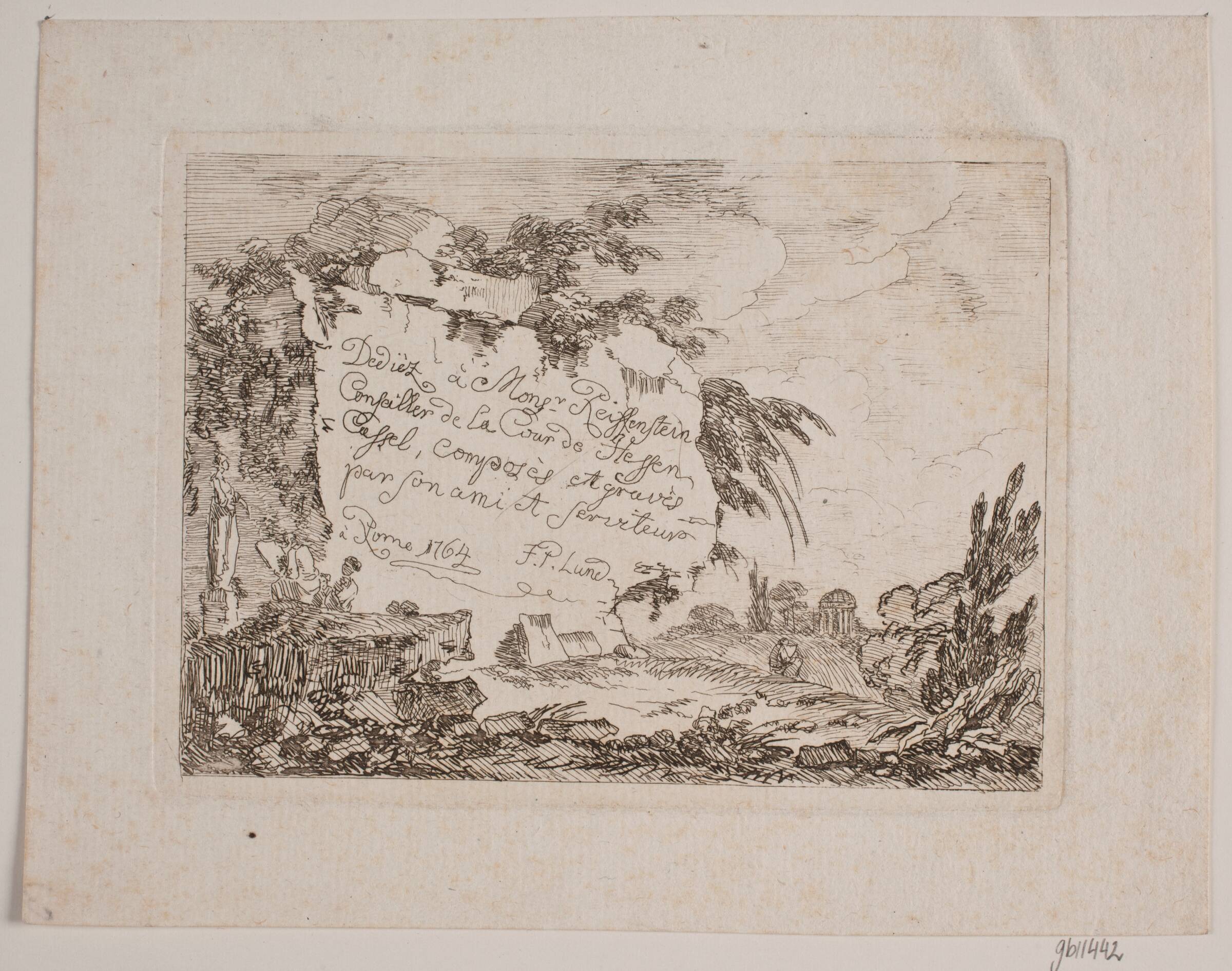 Titelblad, Jens Petersen Lund, 1764