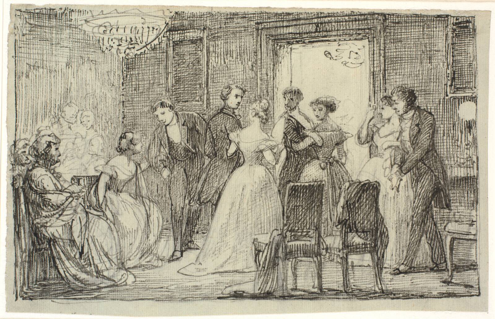 Ballet begynder, Wilhelm Marstrand, 1870-1873