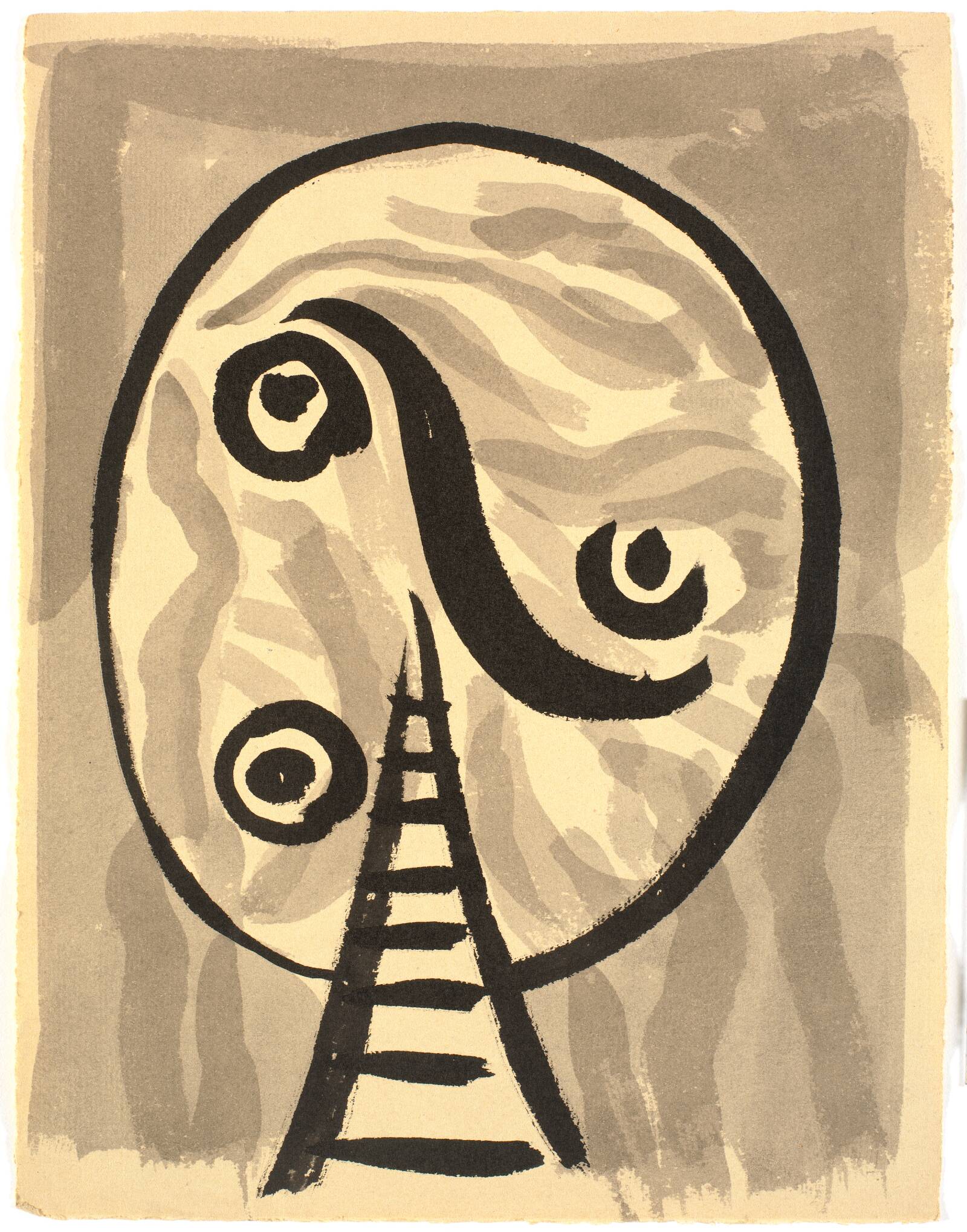 Figuration, hoved, Richard Mortensen, 1945-1948