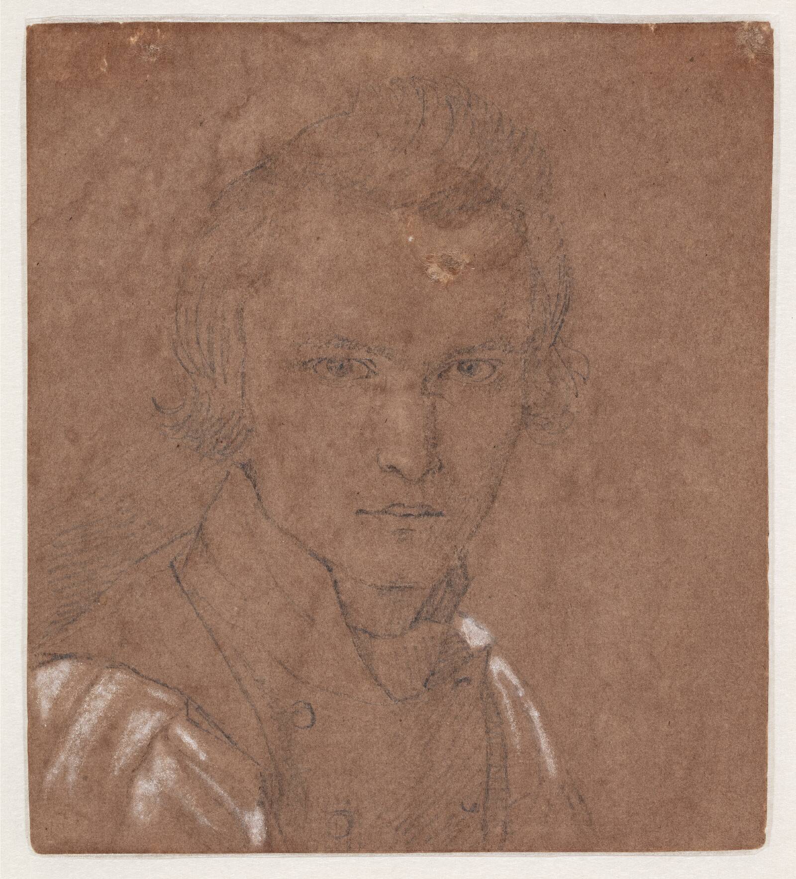 Selvportræt, Johan Thomas Lundbye, 1836