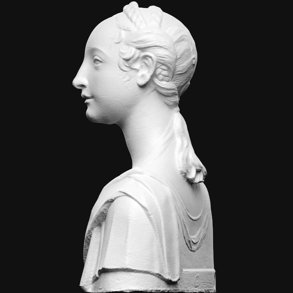 Portrait of a young girl 3D printable model by SMK, National Gallery of Denmark