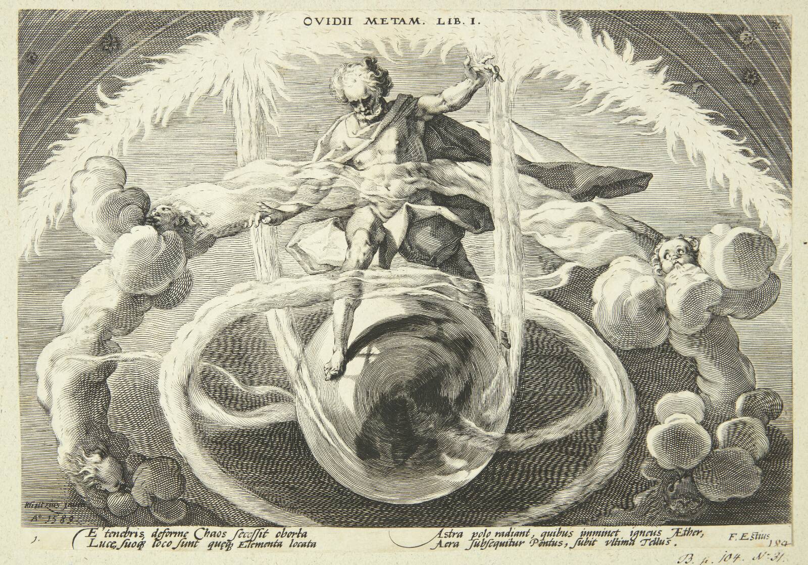 Skabelsen af de fire elementer, Ubekendt, 1589