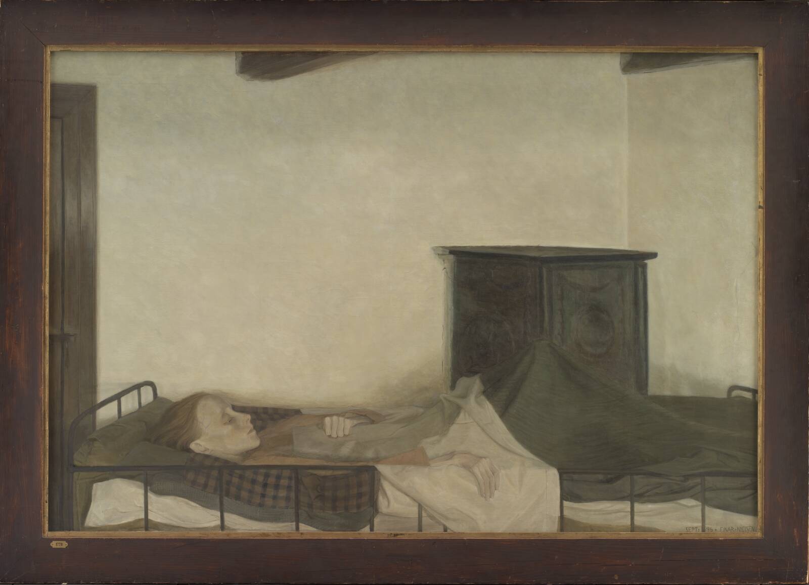 Den syge pige, Ejnar Nielsen, 1896