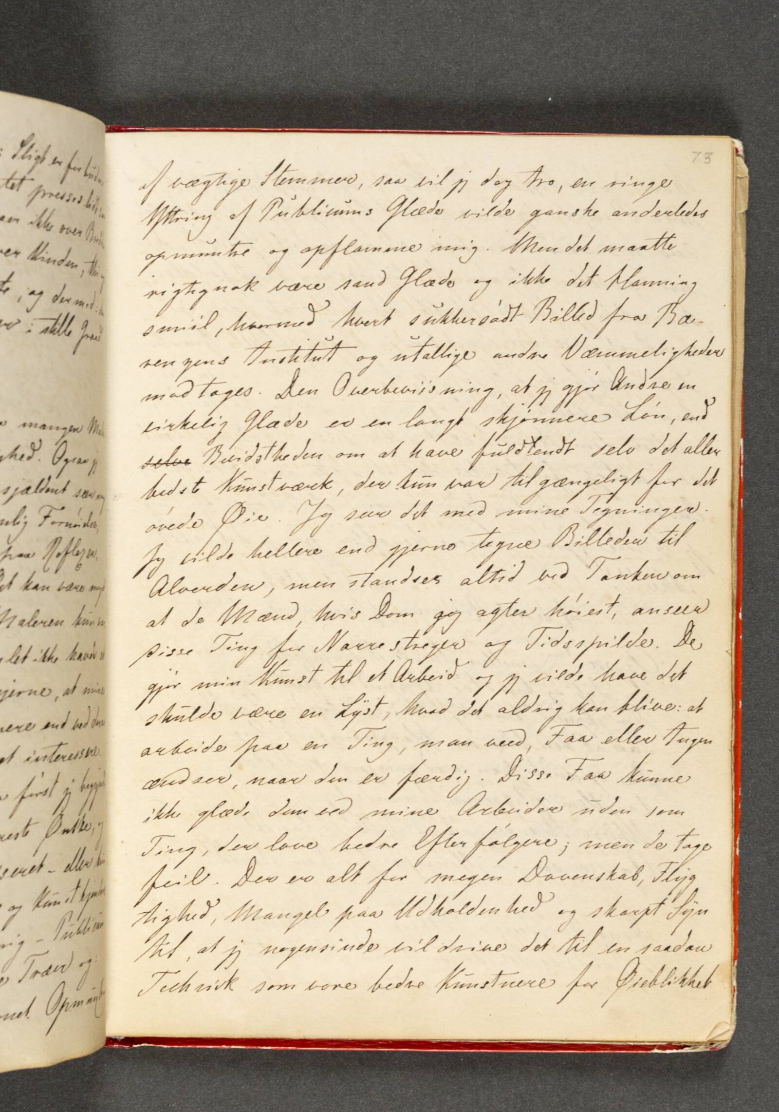 Dagbog. Side 73, Johan Thomas Lundbye, 1844