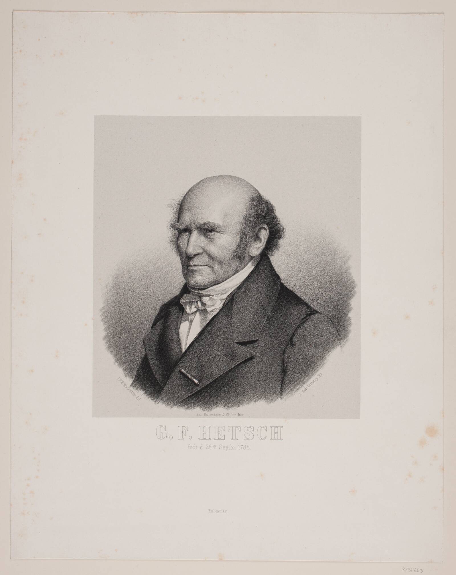 G. F. Hetsch, L.A. Kornerup, 1855