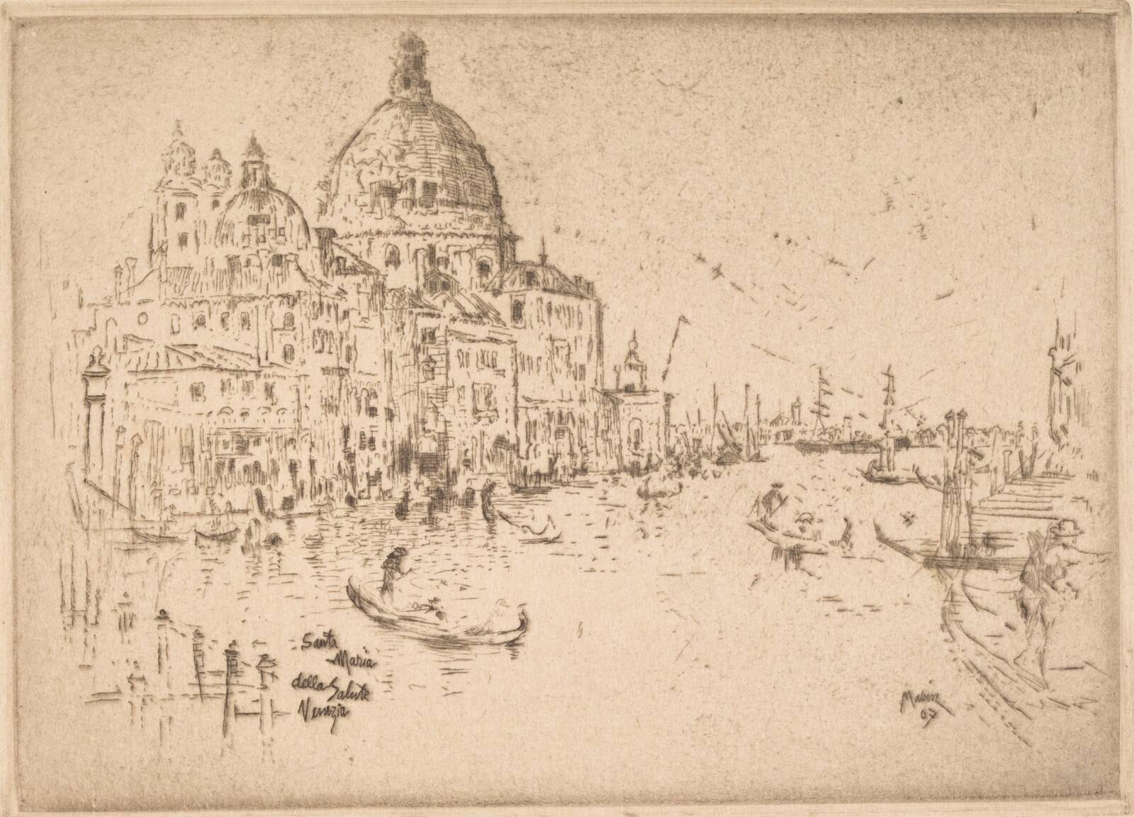Santa Maria della Salute, John Marin, 1907