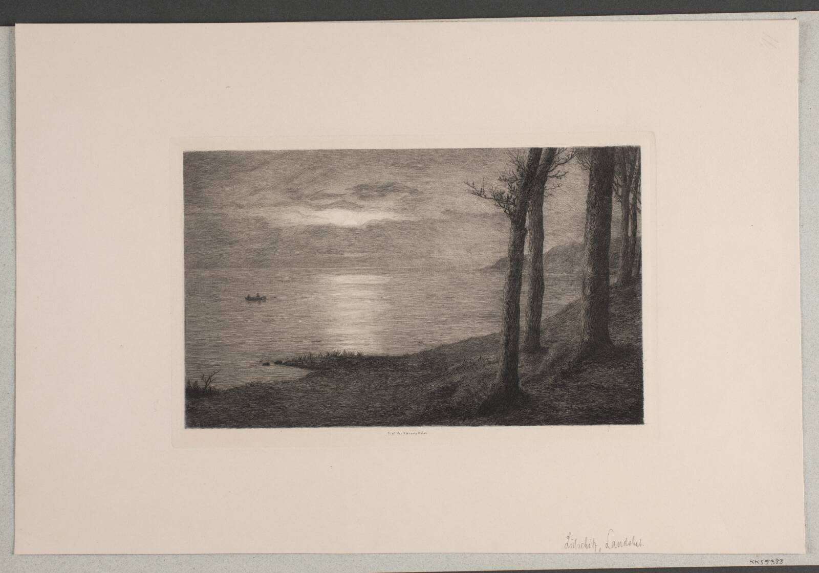 Landskab, John Lübschitz, 1904