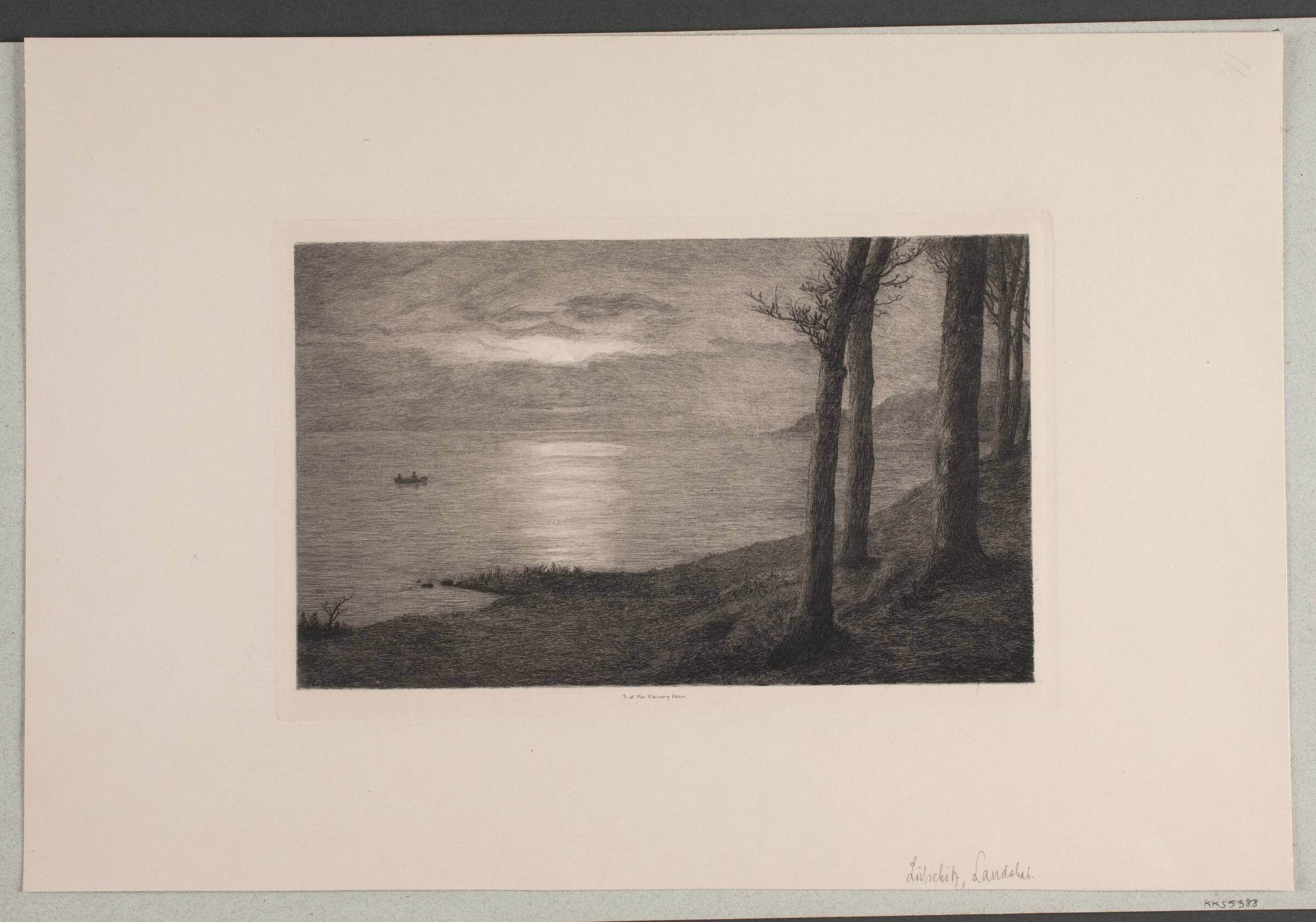 Landskab, John Lübschitz, 1904