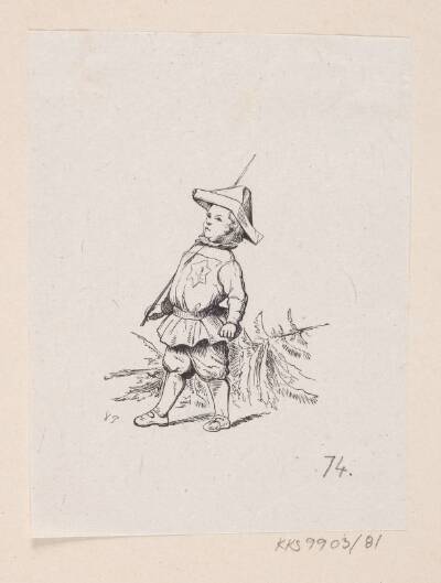Illustration til "Grantræet" i H.C. Andersen, "Eventyr og Historier", Bind 1
