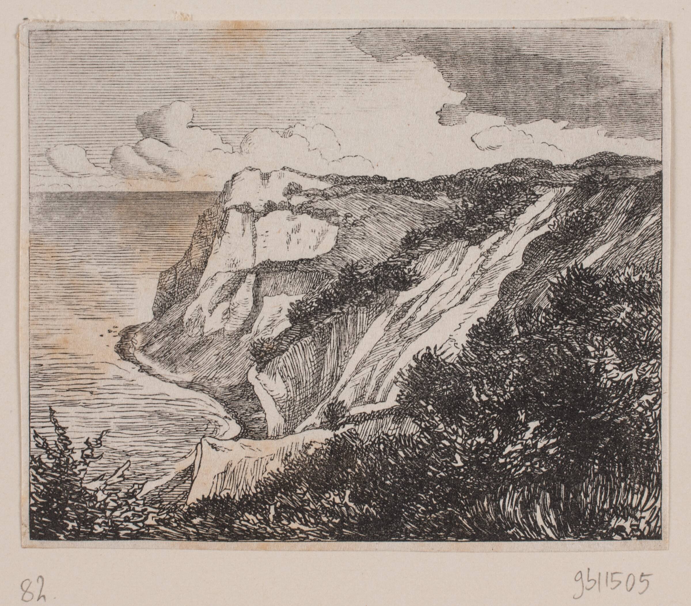 Møens Klint, Axel Theodor Kittendorff, 1849