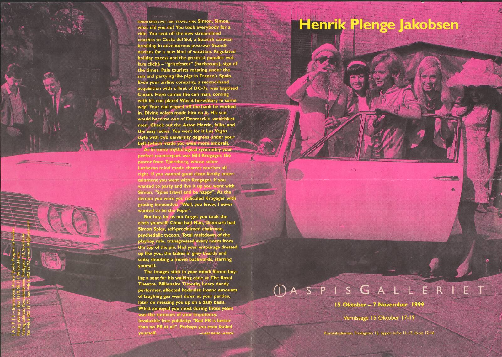 Uden titel, Henrik Plenge Jakobsen, 1999-2000
