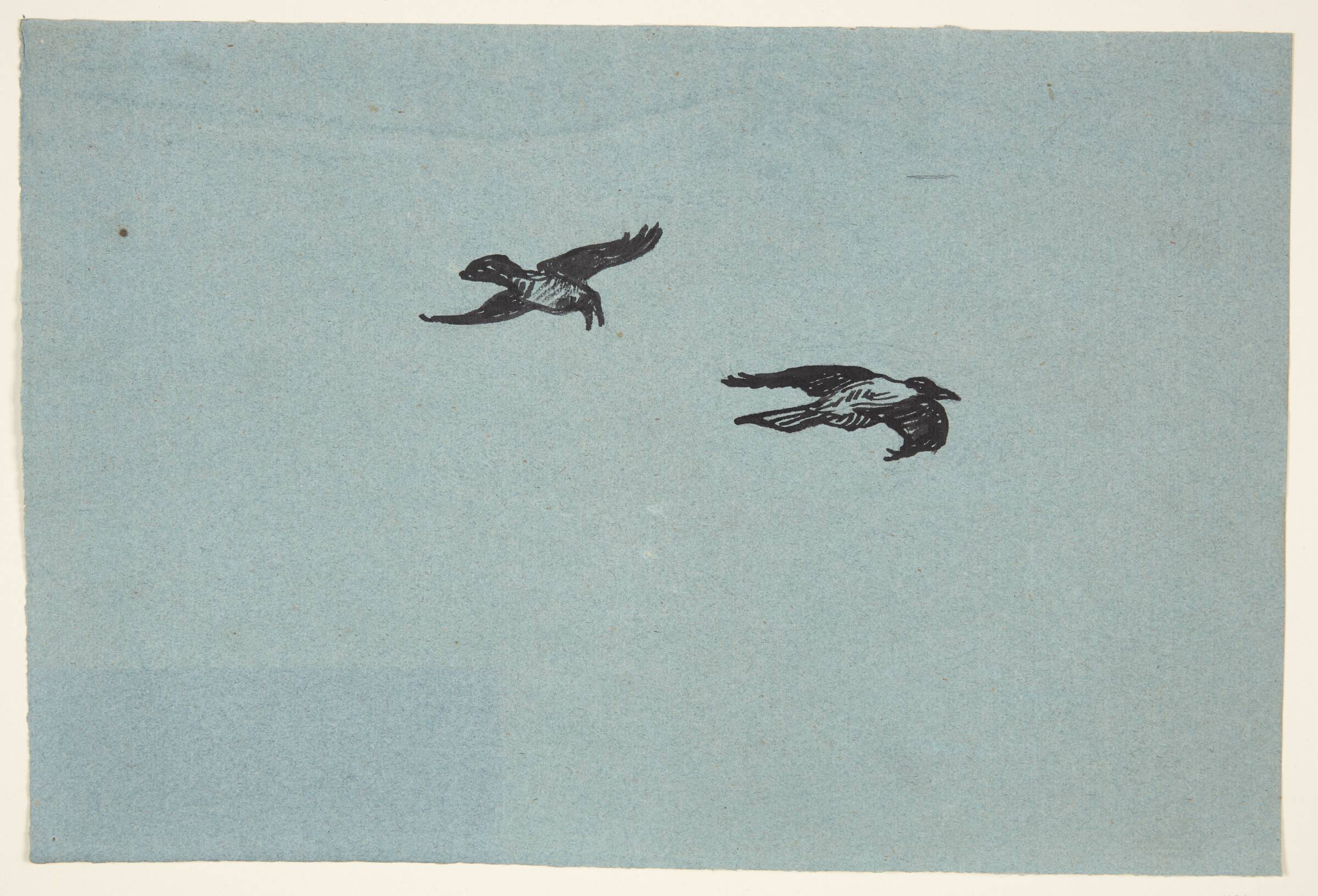 To flyvene krager, Johannes Larsen, 1905