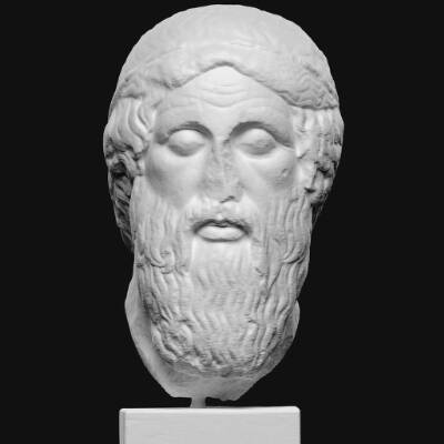 Homer (8. årh. f.Kr.), græsk digter Epimenides type