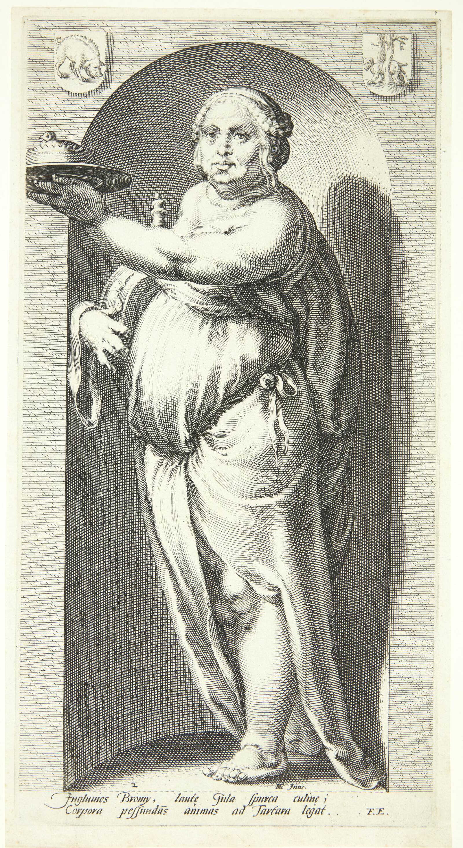 Frådseri, Jacob Matham, 1593