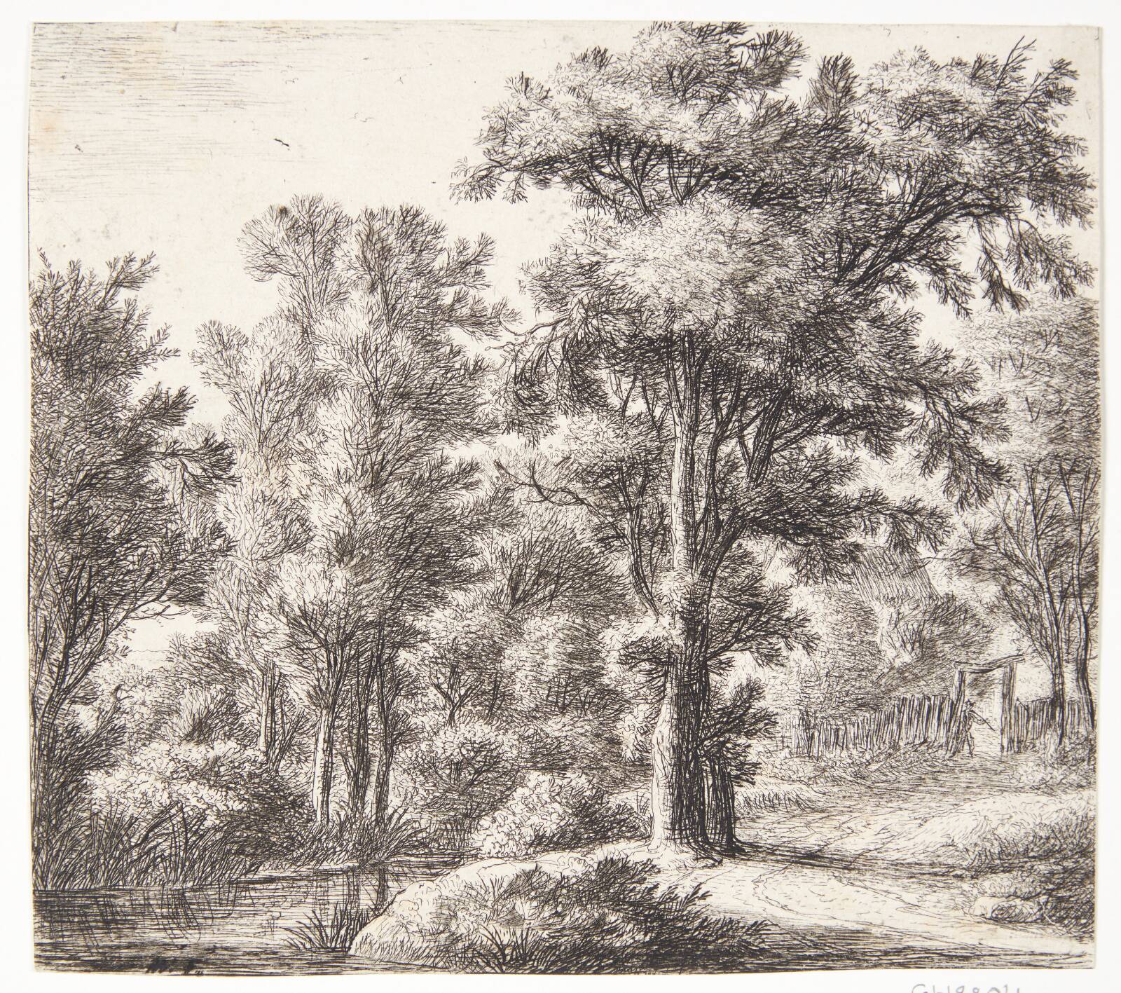 Et skovbryn, Anthonie Waterloo, 1610-1690