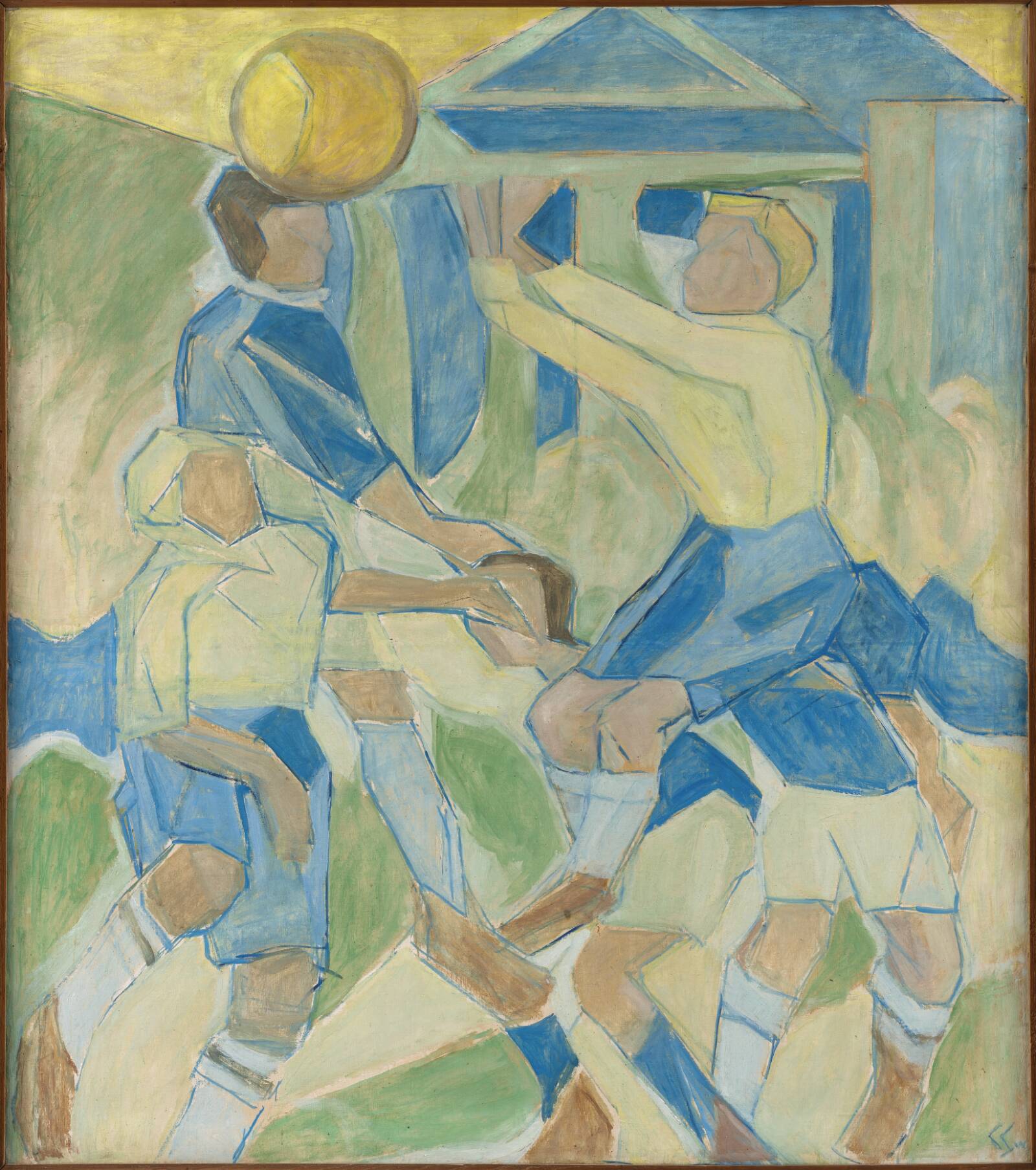 Fodboldspillere, Christine Swane, 1937