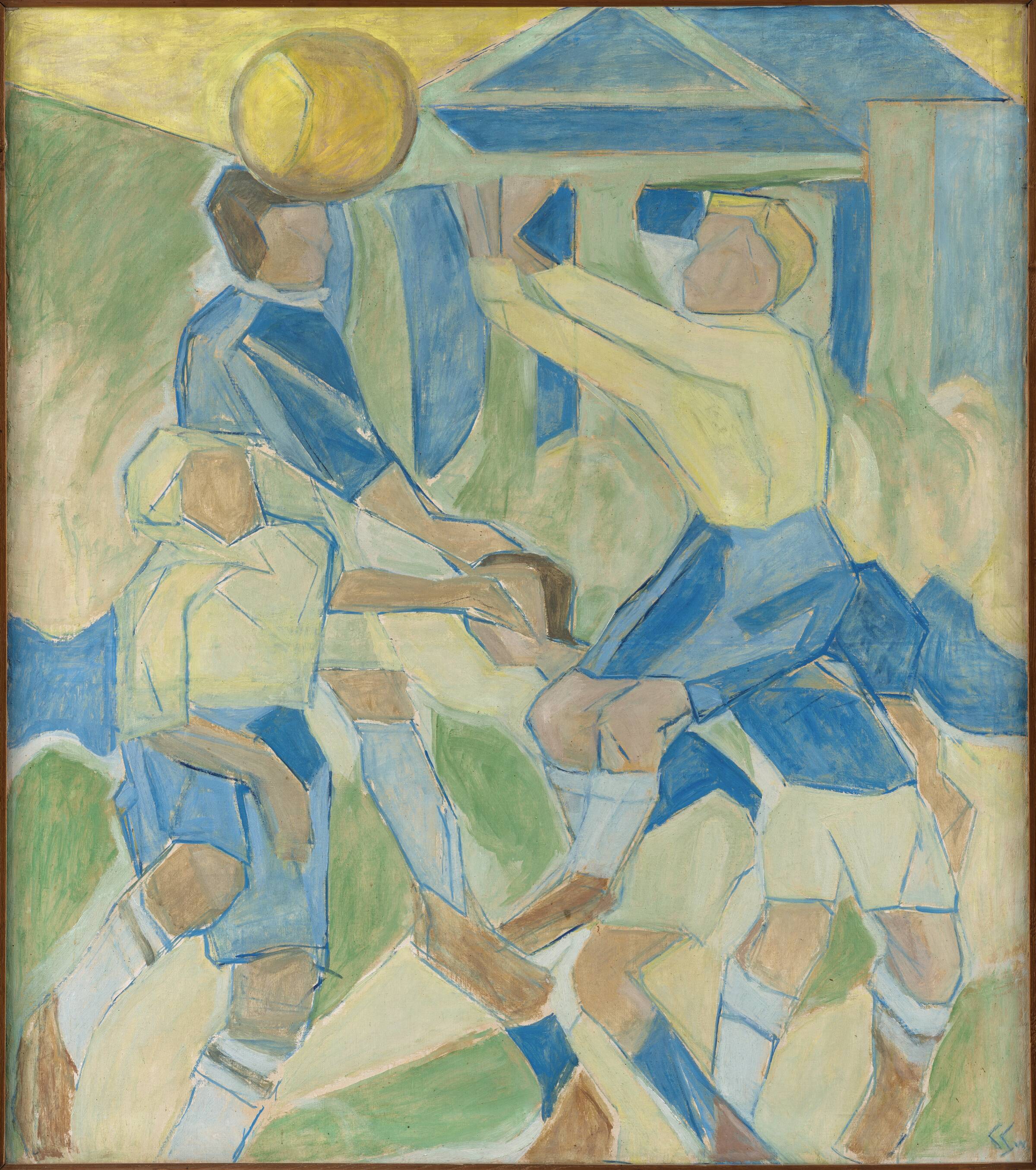 Fodboldspillere, Christine Swane, 1937