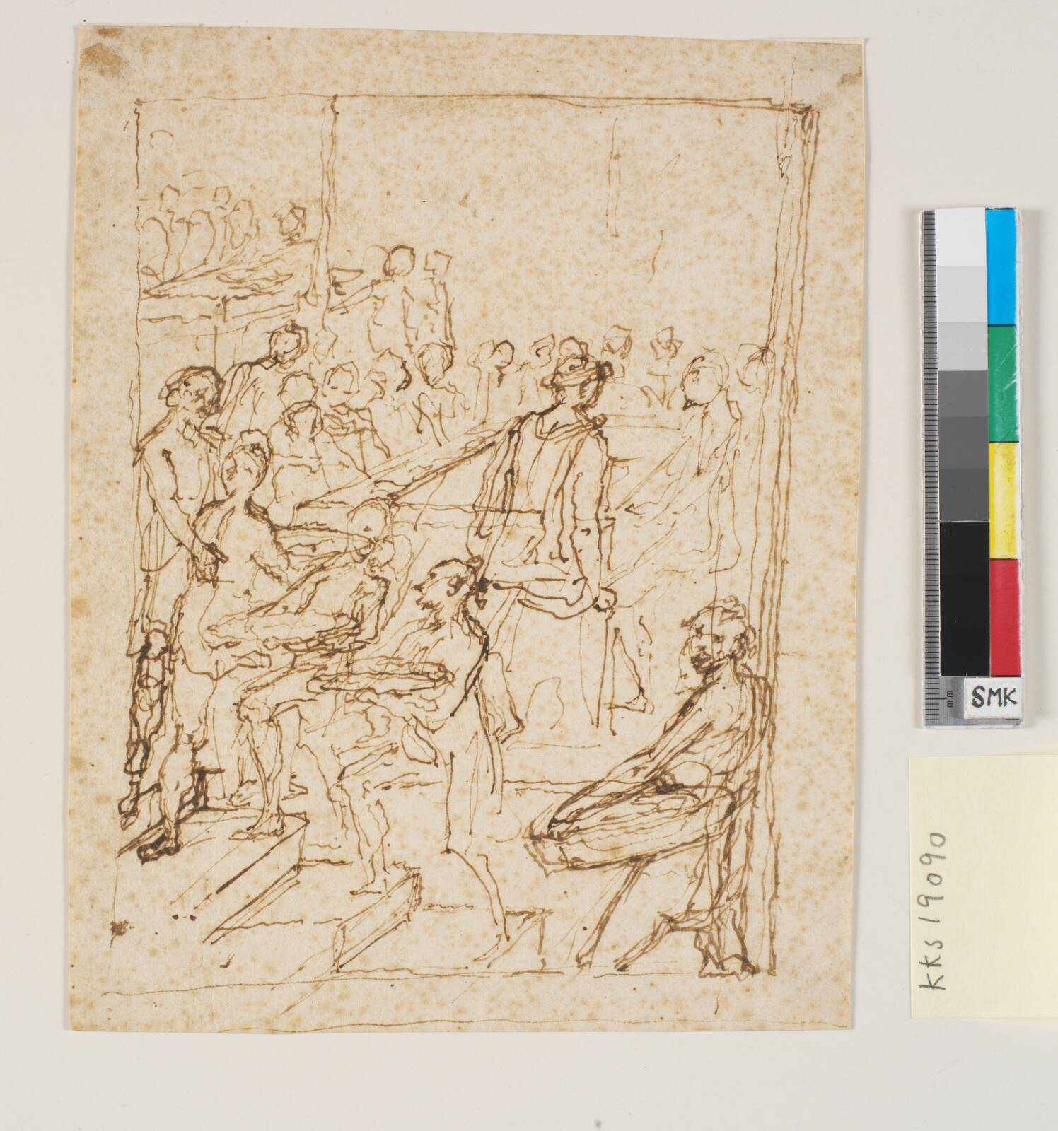 A Banquet, by Cesare Nebbia, 1536-1614