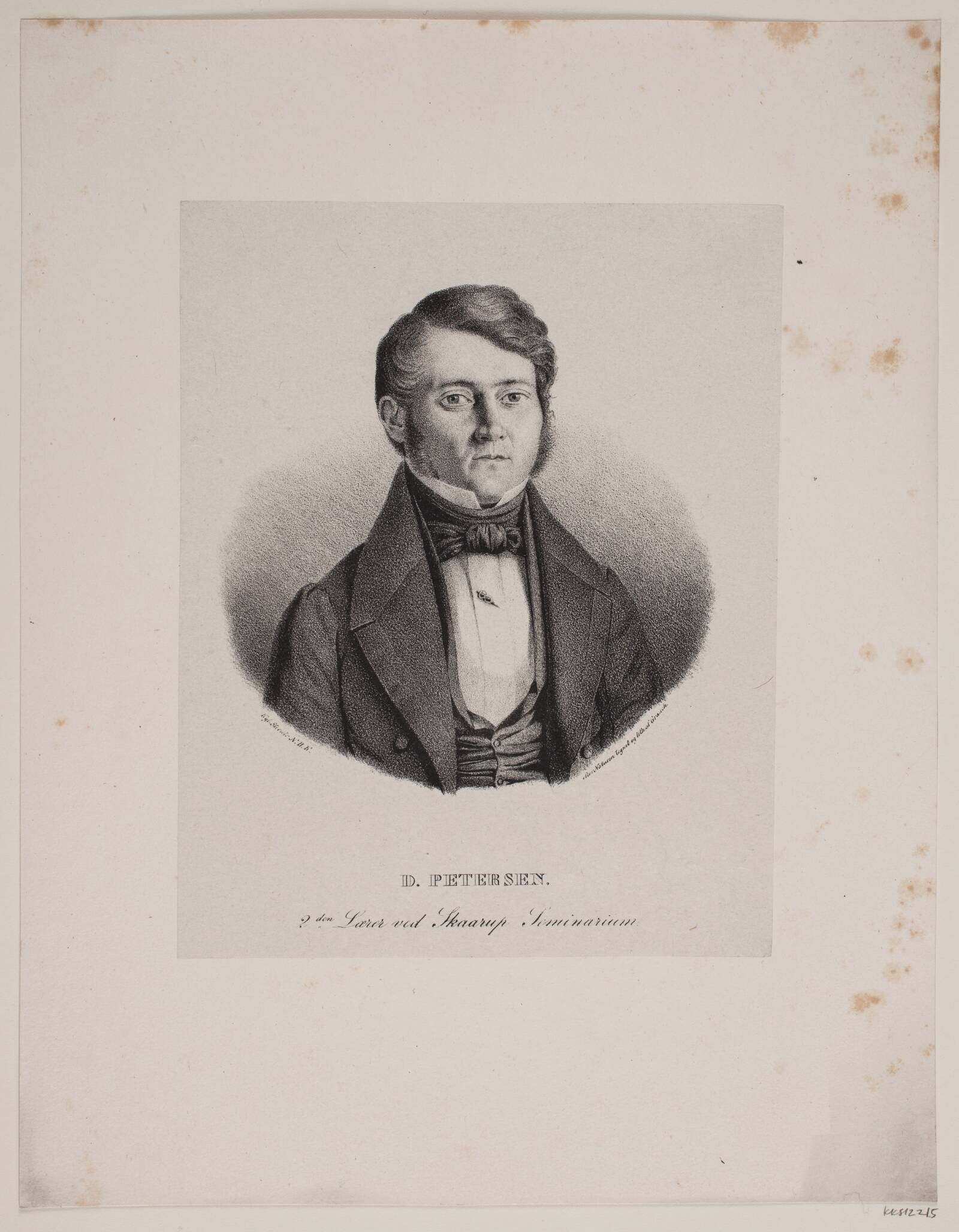 Ditlev Petersen, Johann Martin Graack, 1840
