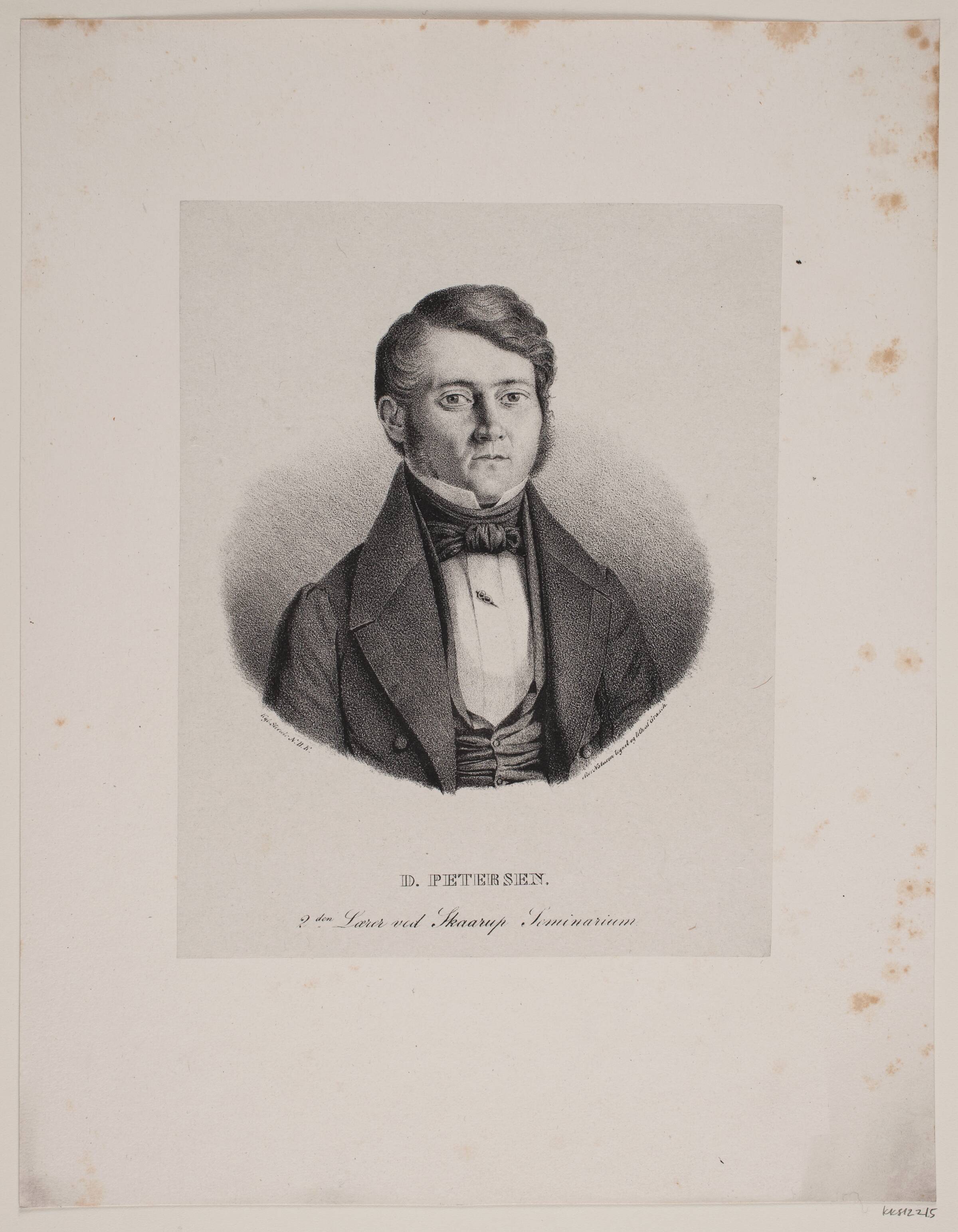 Ditlev Petersen, Johann Martin Graack, 1840