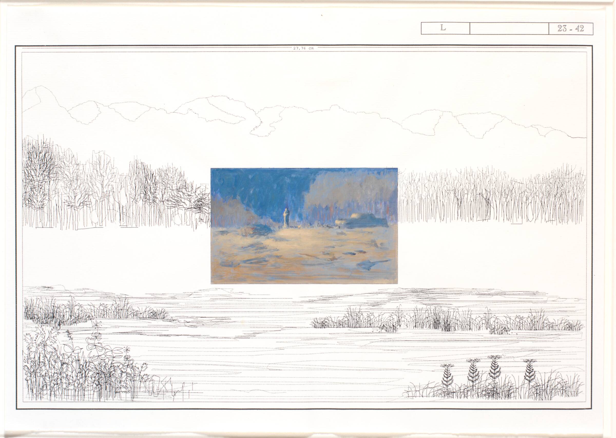 Fraktalt landskab., Nina Sten-Knudsen, 1993