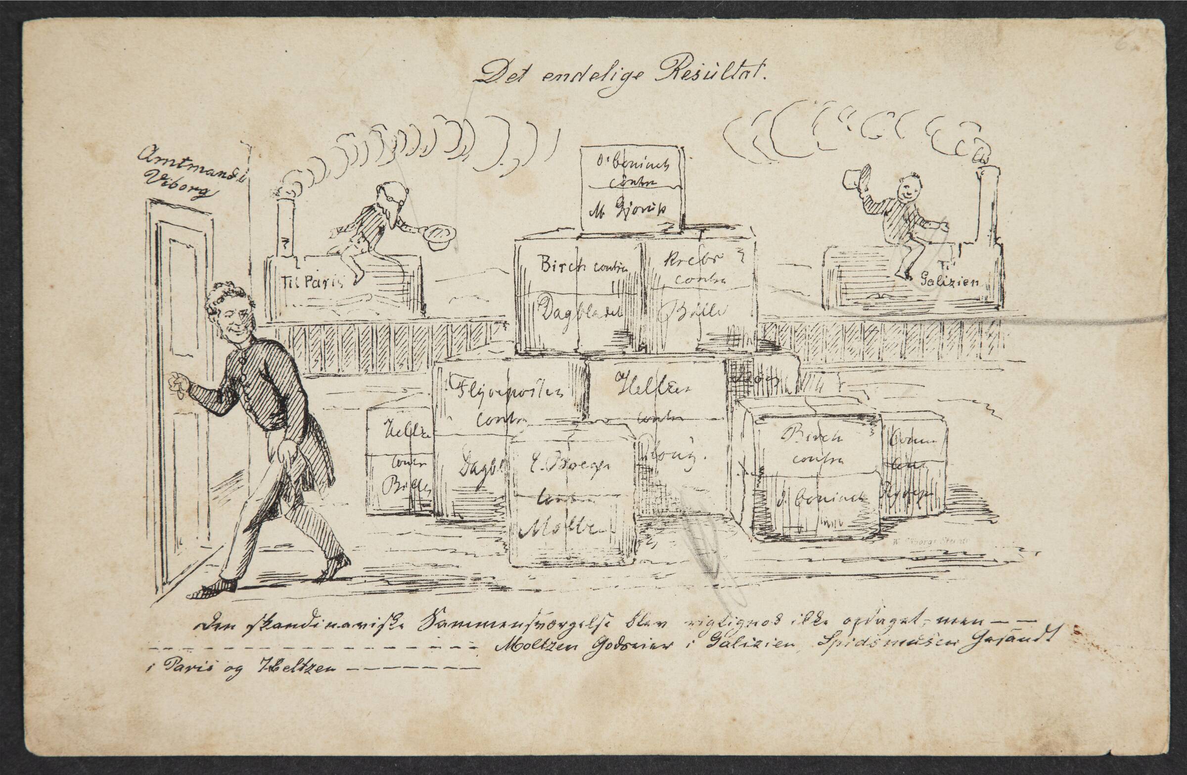 "Det endelige Resultat", Klæstrup, P.C., 1865