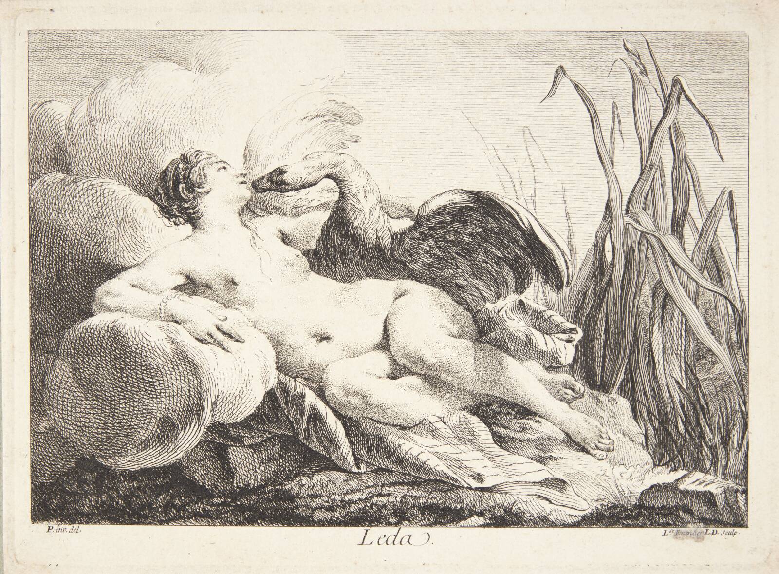 Leda og svanen, L. Enentier, 1753-1799