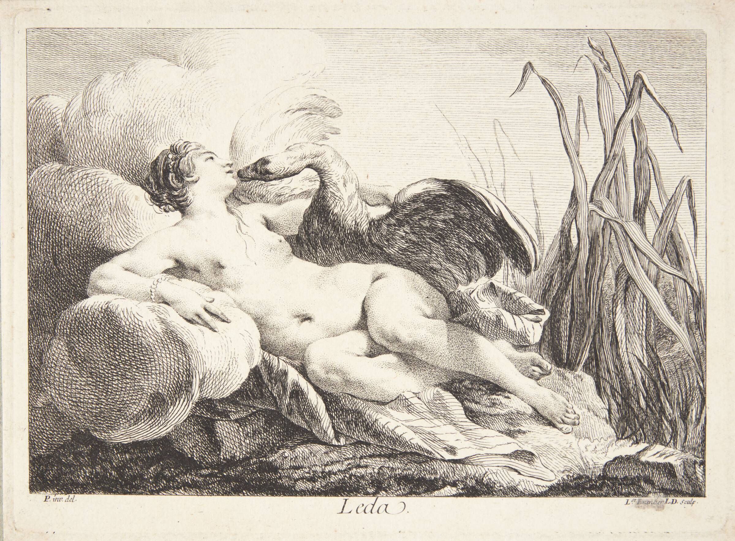 Leda og svanen, L. Enentier, 1753-1799