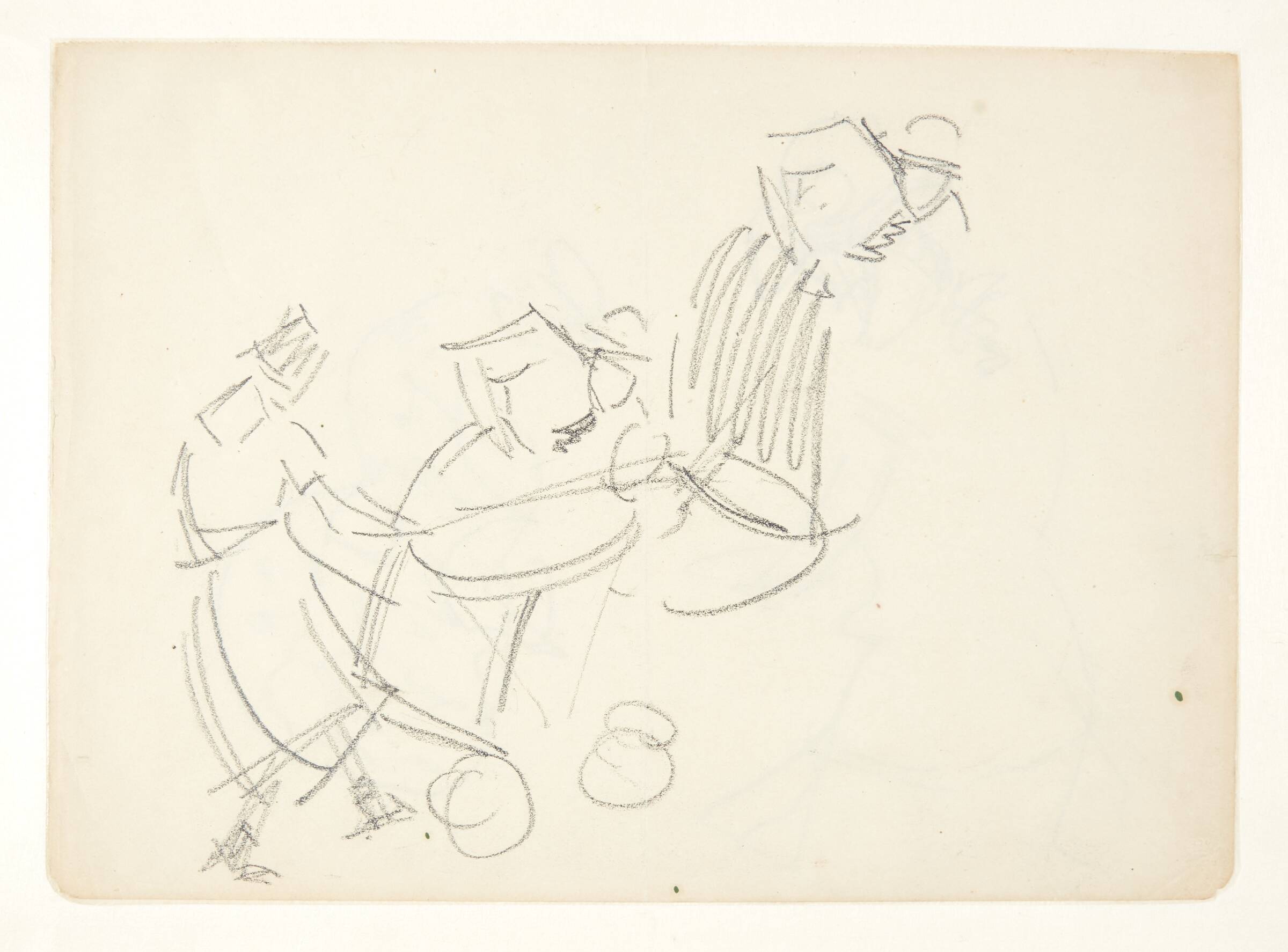 Figurstudie til Langelinie-billedet, Edvard Weie, 1923-1927